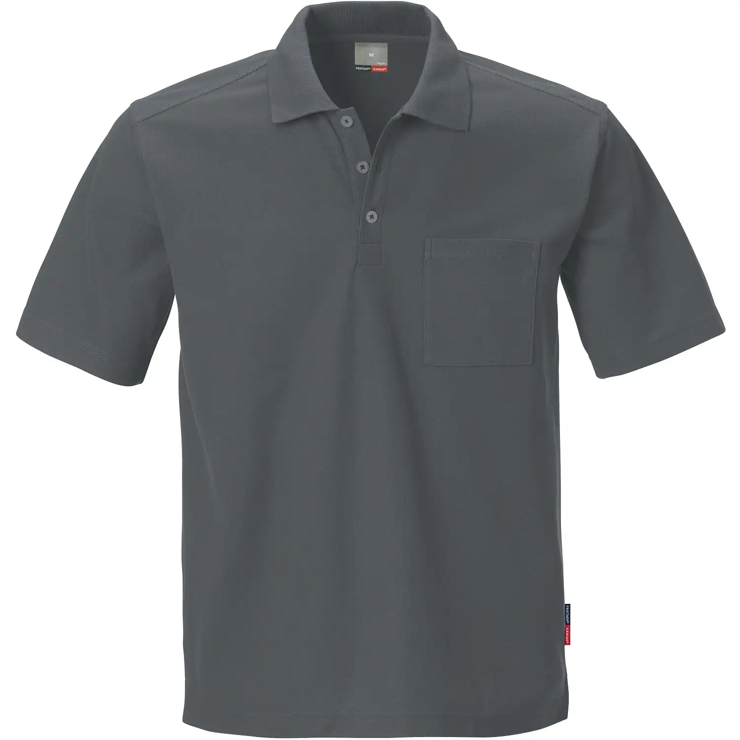 Polo-Shirt "7392 PM" in dunkelgrau, XS - Thumbnail 1