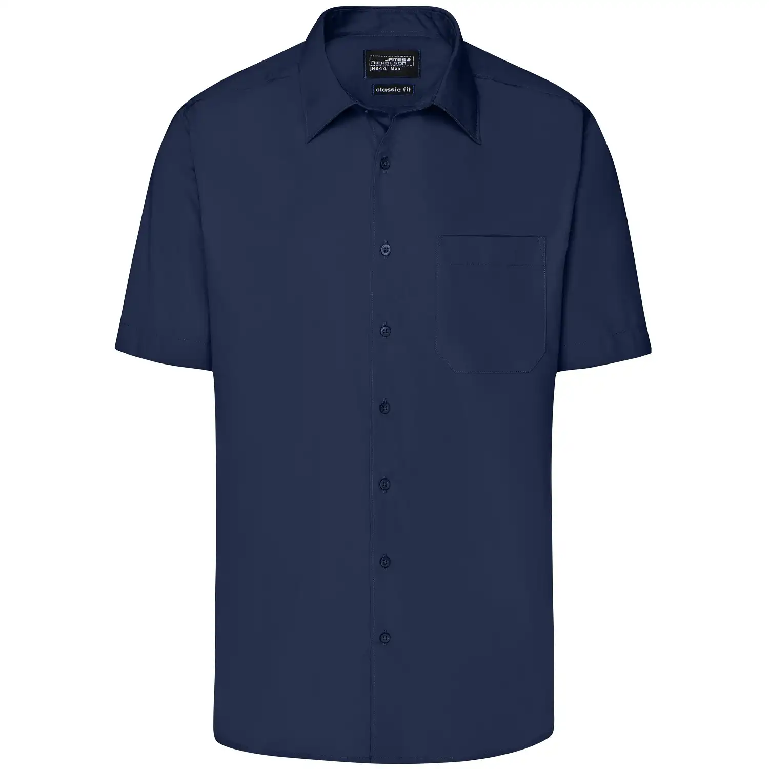 Herren Business Hemd kurzarm "JN644" in navy, XXL - Bild 1