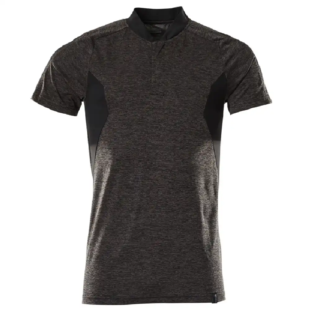 Polo-Shirt mit COOLMAX® Pro "ACCELERATE" in dunkelanthrazit/schwarz, XS - Bild 1