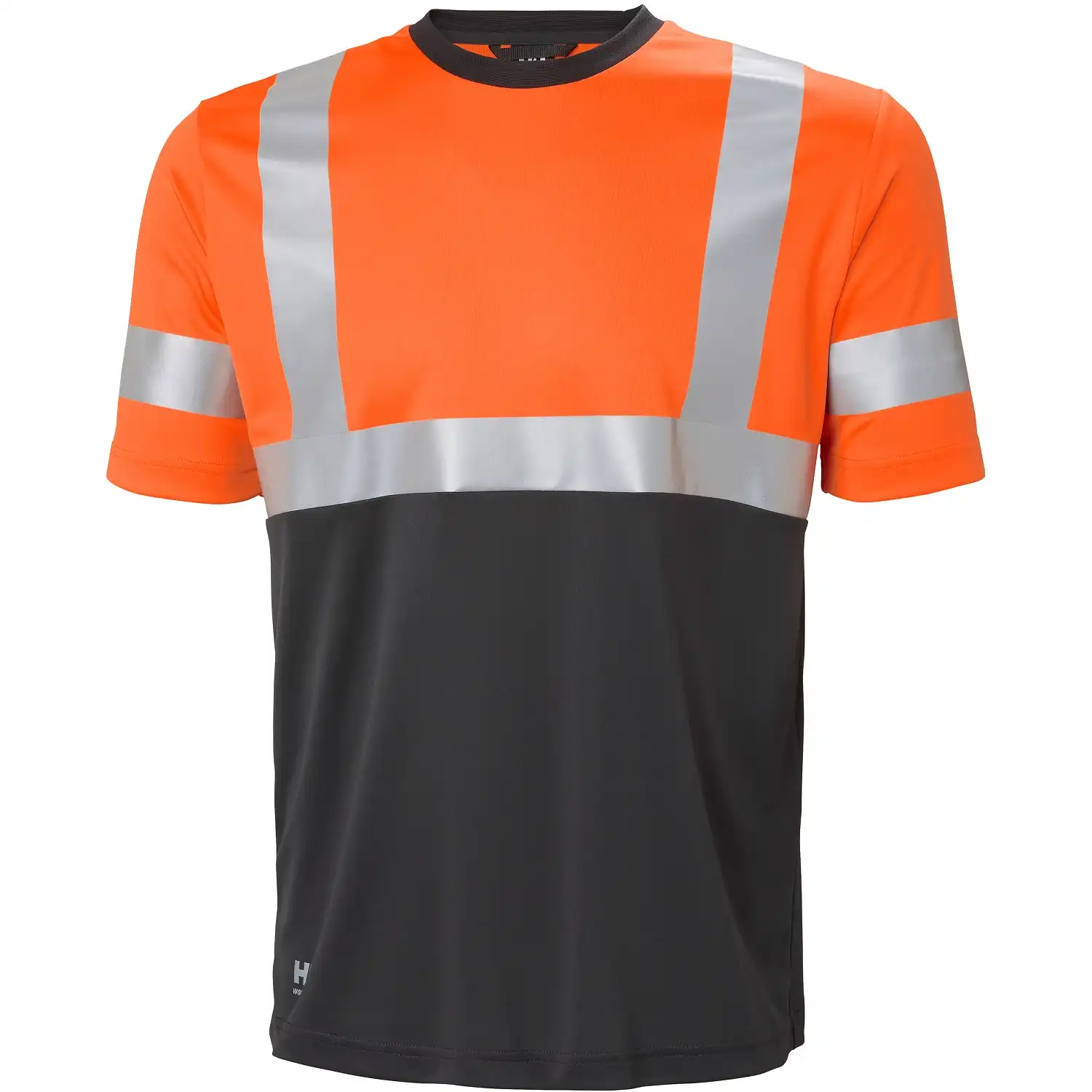 Warnschutz T-Shirt "ADDVIS" UV-Schutz in orange/schwarz, XS - Thumbnail 1