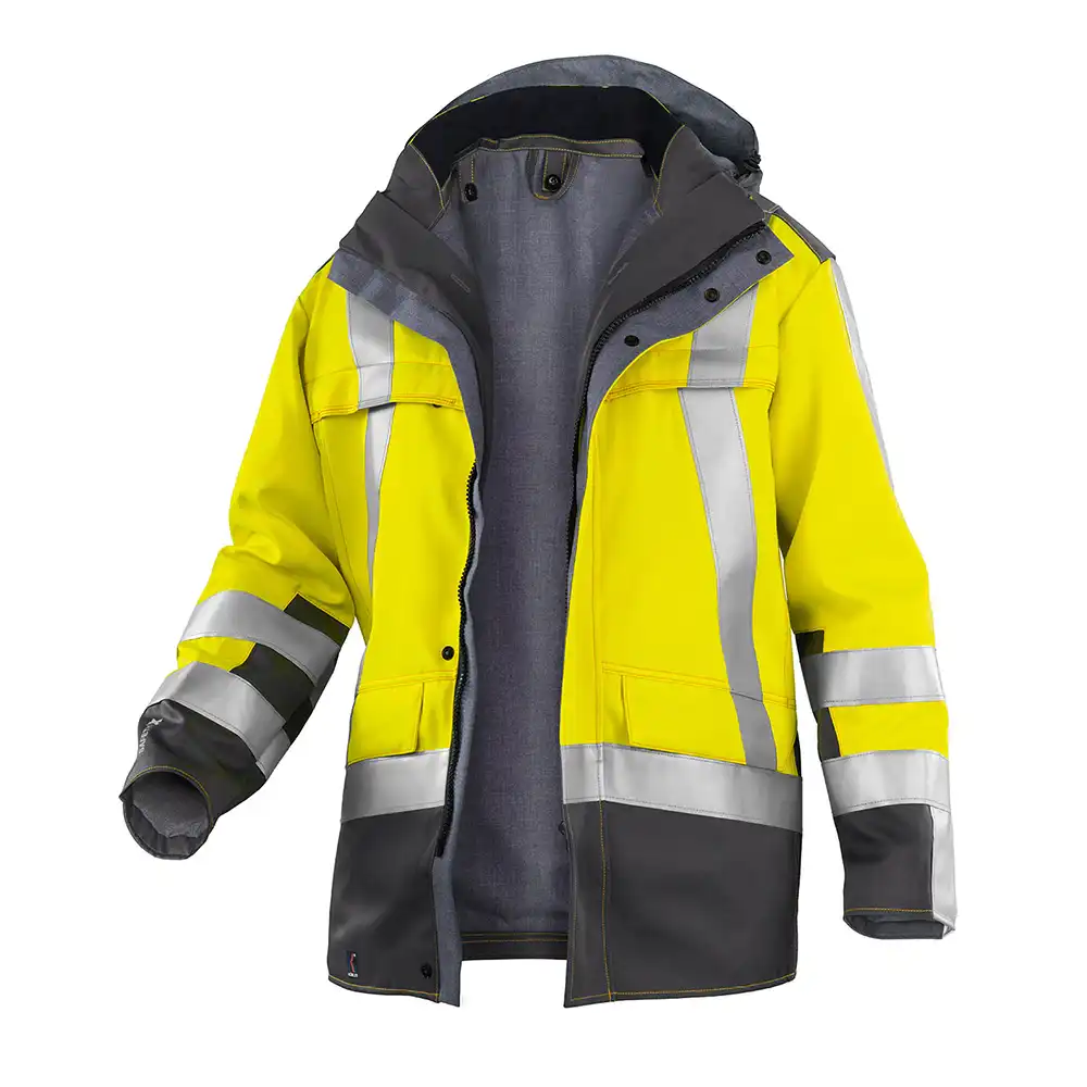 Multinorm Parka "PSA SAFETY X8" in warngelb/anthrazit, 3XL - Thumbnail 1