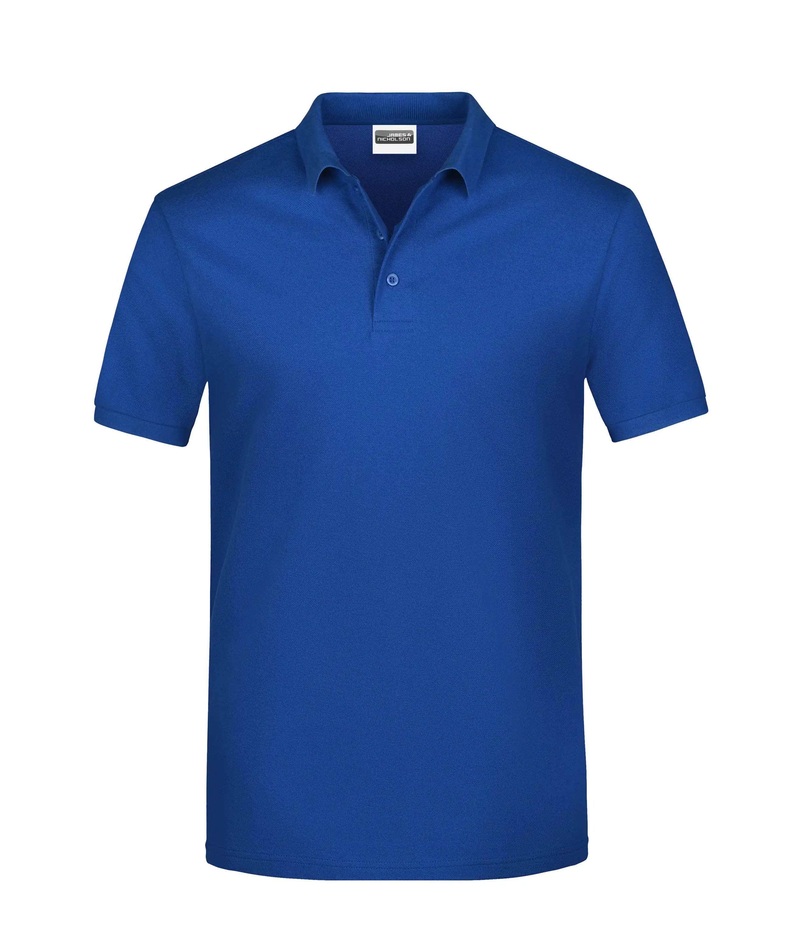 Basic Polo-Shirt "JN792" in dark-royal, L - Thumbnail 1