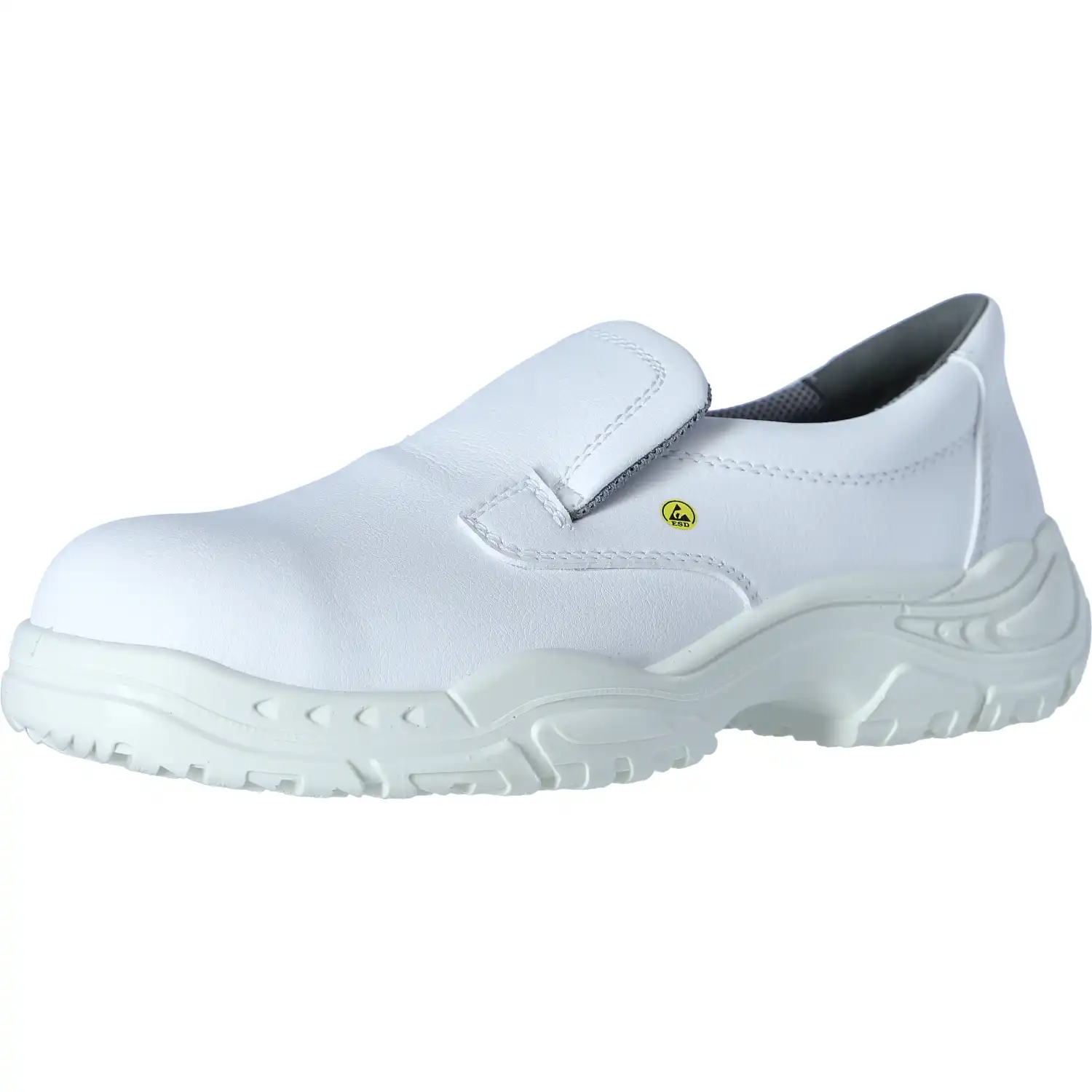 Sicherheitshalbschuhe S2 "SLIPPER LOW" ESD WHITE in 47 - Thumbnail 1