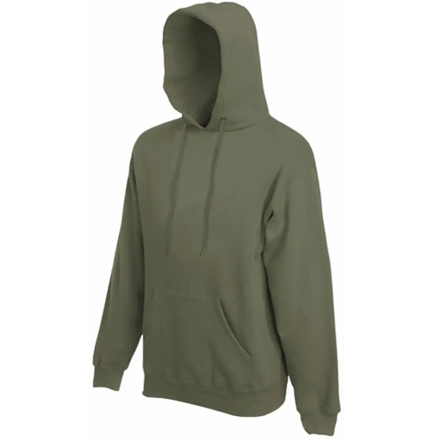 Kapuzen-Sweatshirt "F421N" Premium in classic olive, L - Bild 1