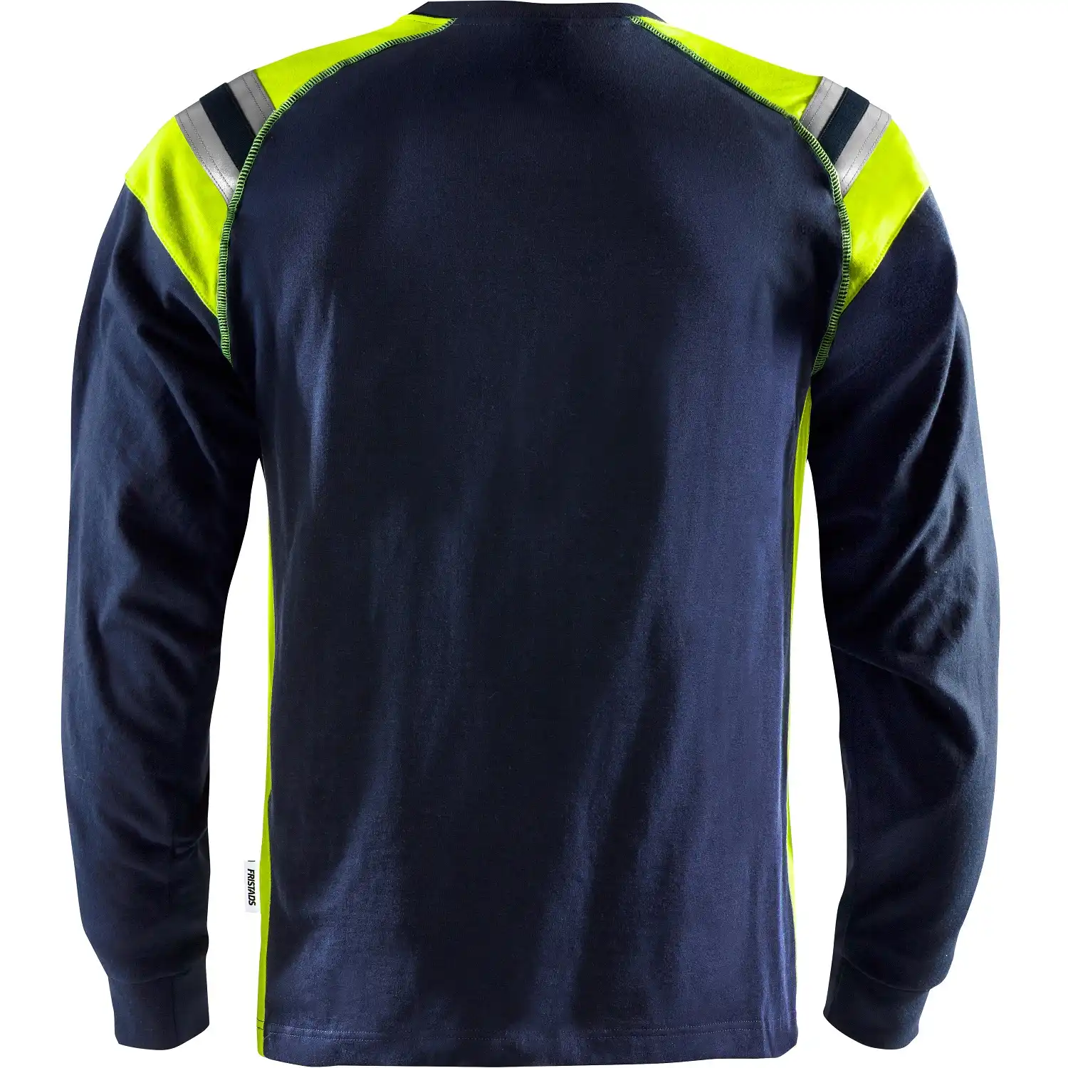 Flammschutz Langarmshirt "7072 TFLH" Flamestat marine/gelb in L - Thumbnail 2