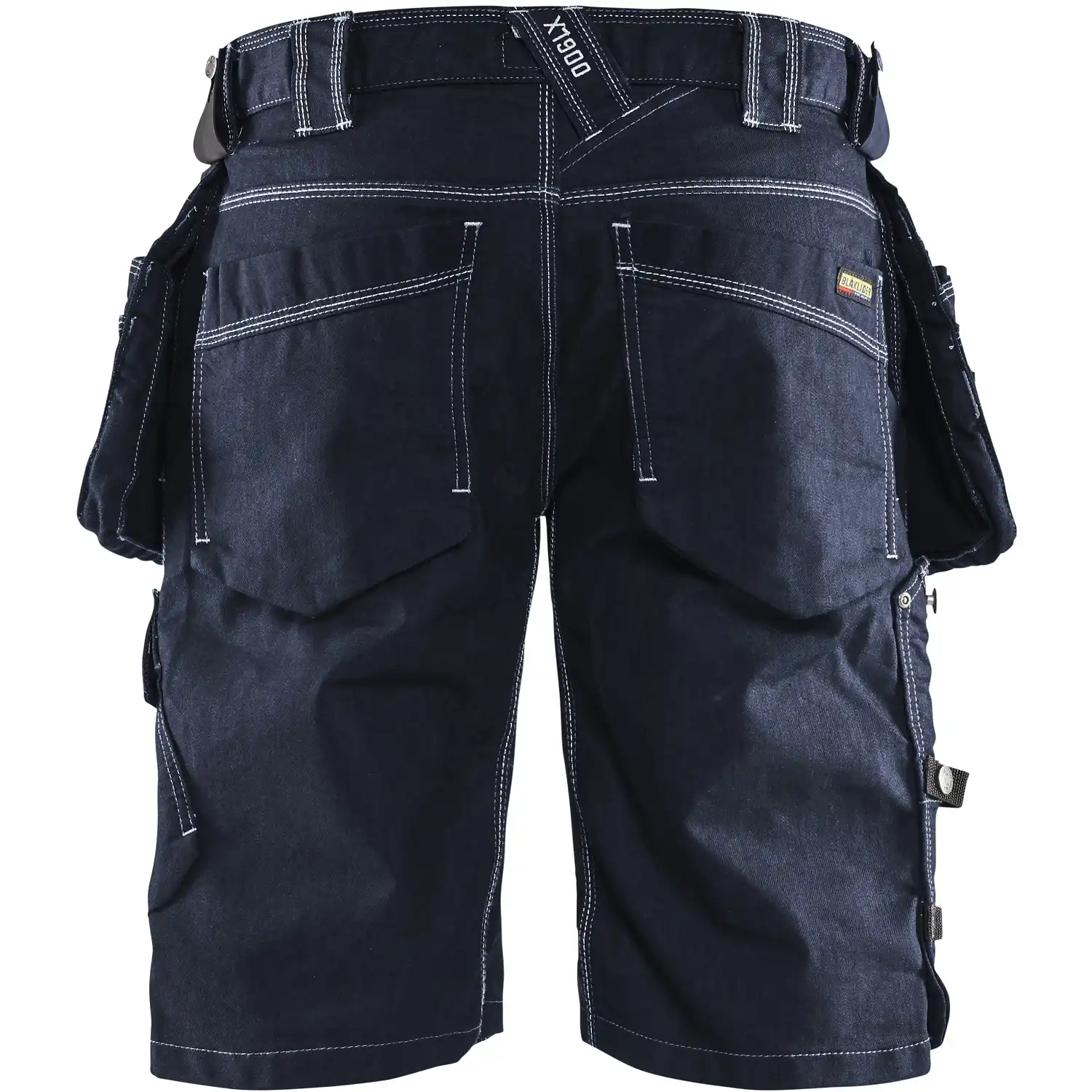 Stretch Handwerker Jeans-Shorts "X1900" in marine/schwarz, C44 - Thumbnail 2