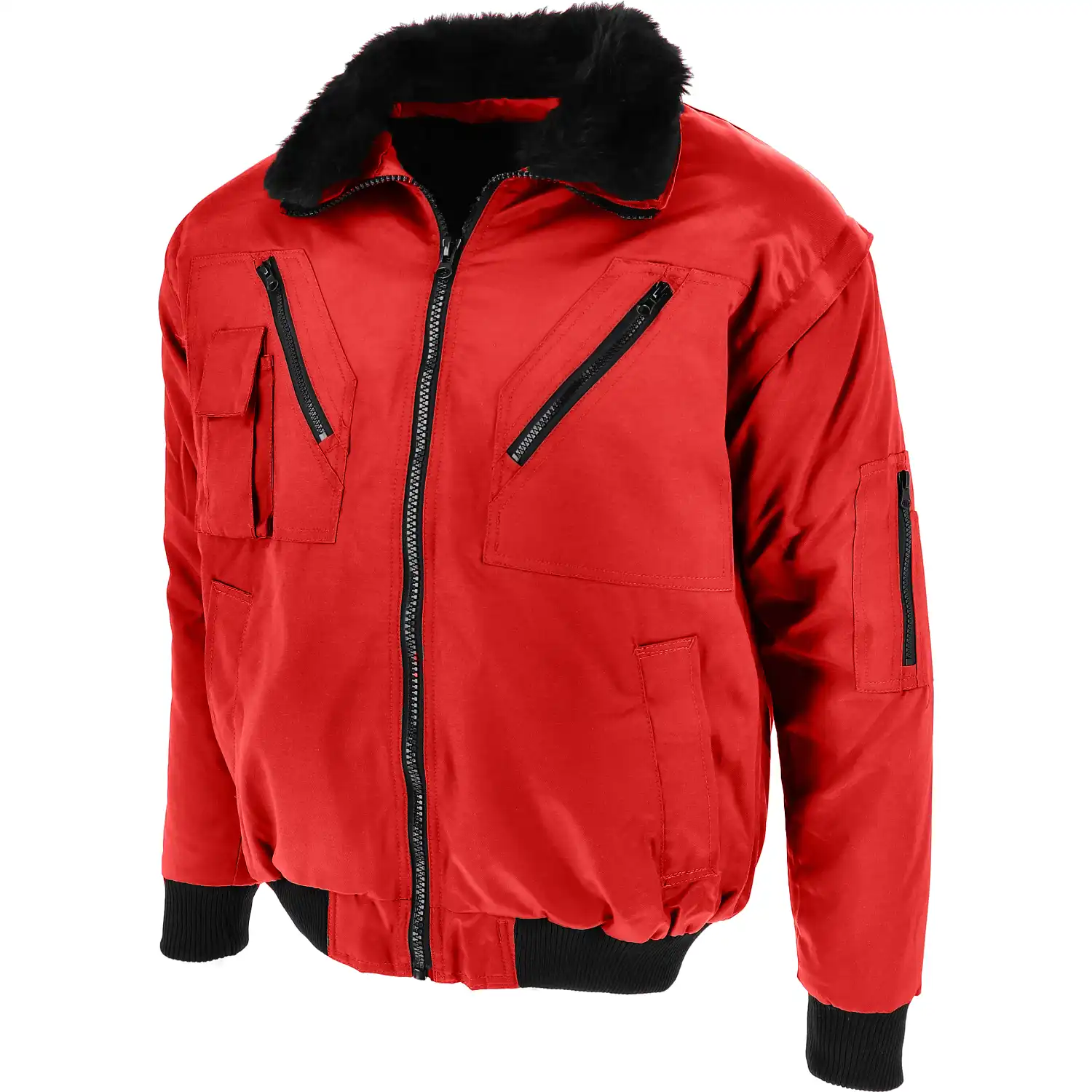 Pilotenjacke 4in1 Essential in Rot, XL - Thumbnail 1