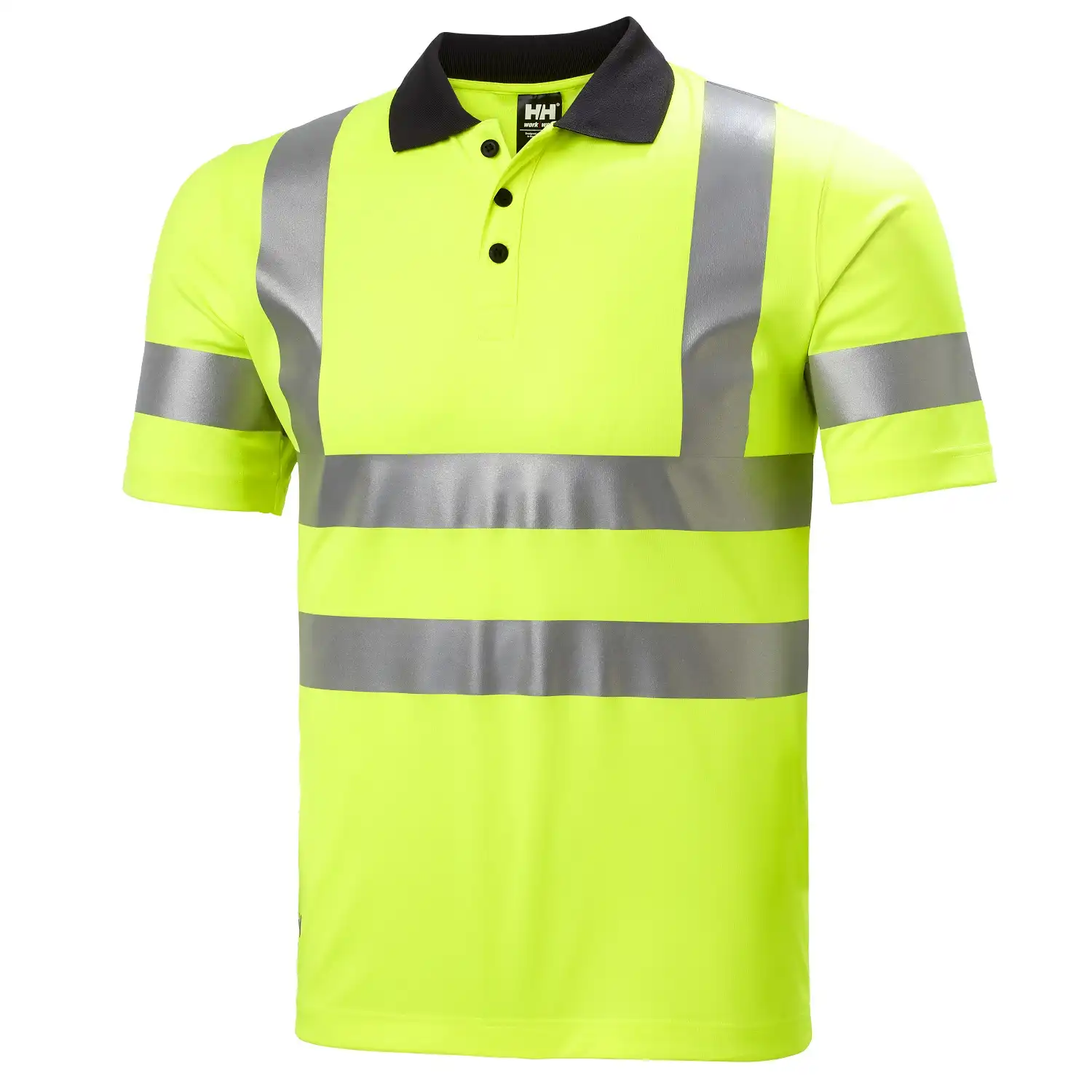 Warnschutz Funktions Polo-Shirt "ADDVIS" in gelb, XXL - Thumbnail 1