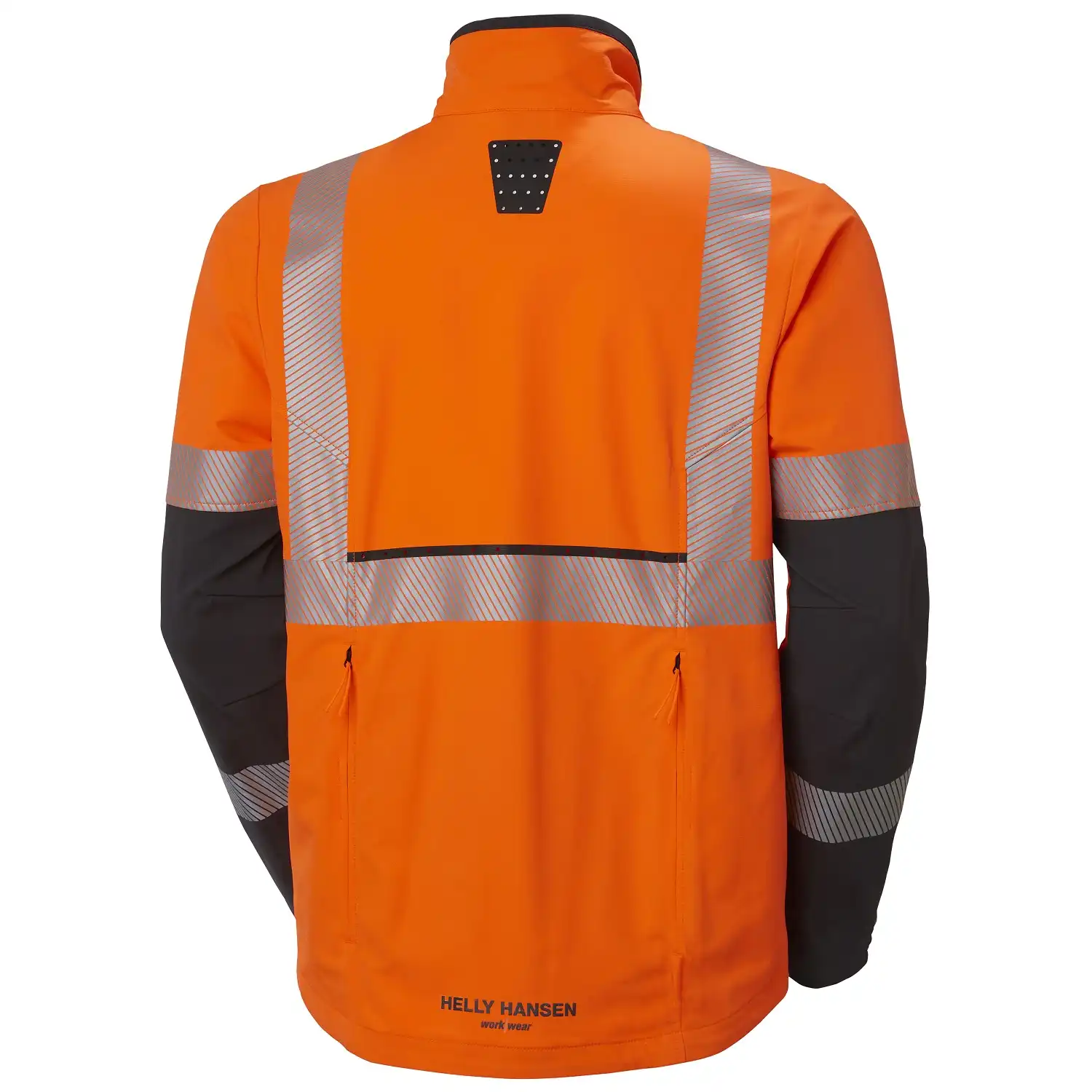 Warnschutz Stretch-Bundjacke ICU BRZ in orange/schwarz, XS - Thumbnail 2