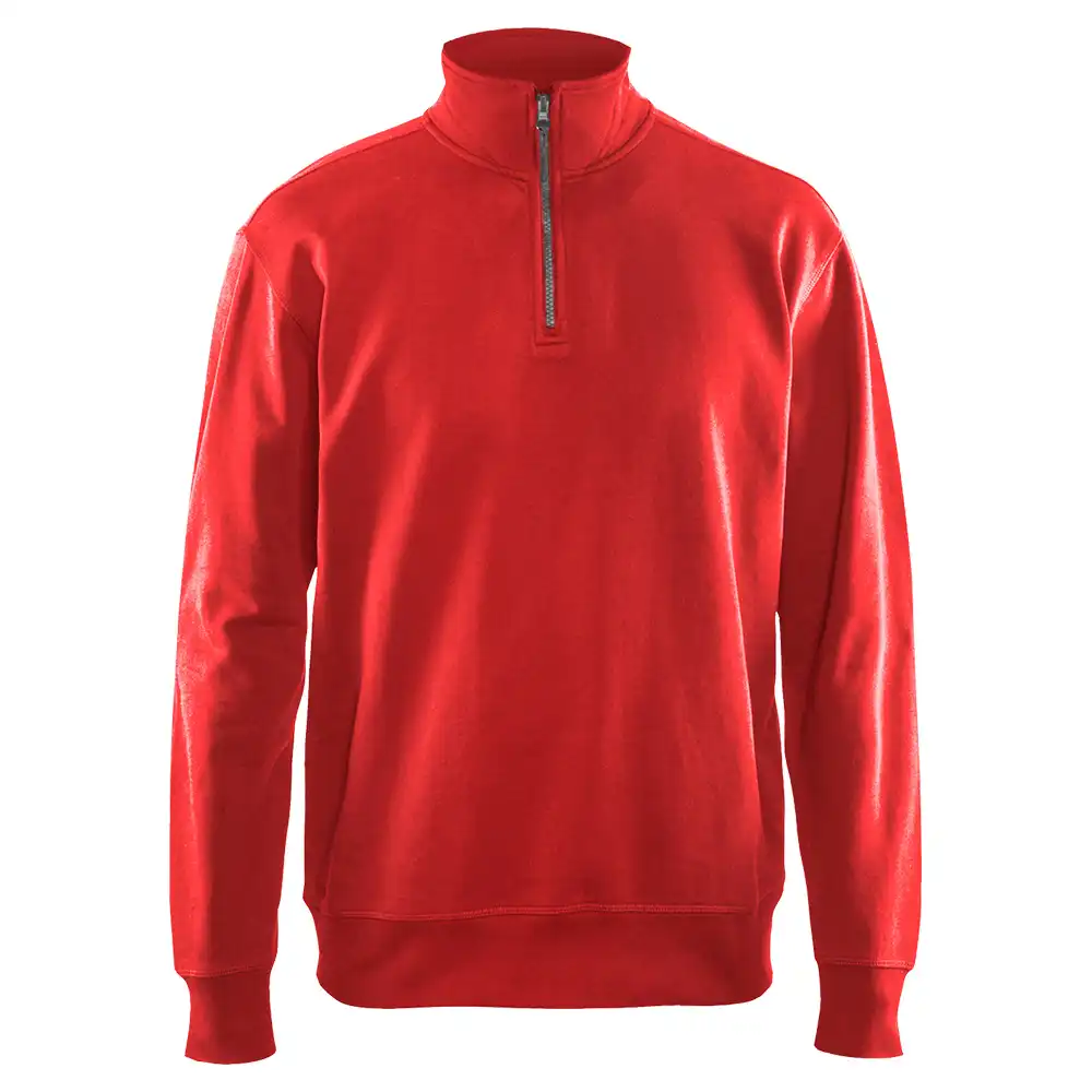 Sweatshirt mit Half-Zip "3369" in 3XL, Rot - Thumbnail 1