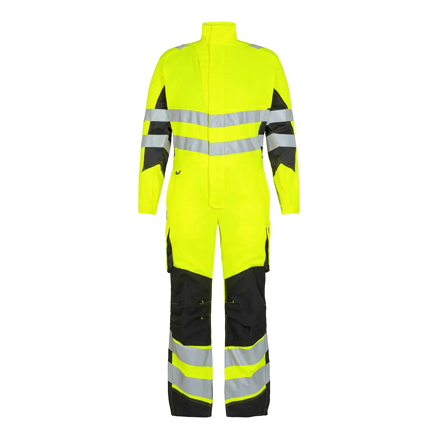 Warnschutz Overall "4545-319" Safety Kl. 3 in gelb/schwarz, S - Thumbnail 1