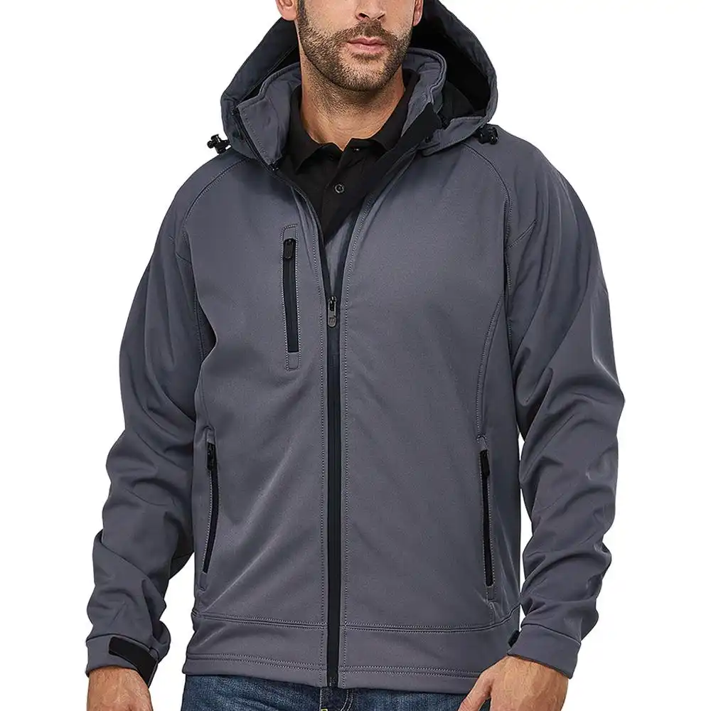 Softshelljacke "SAFARI" in grau, L - Bild 1