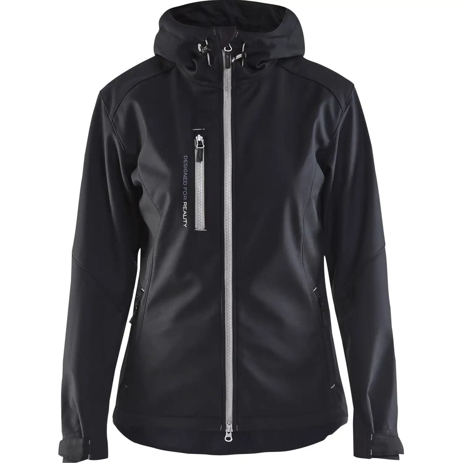 Damen-Softshelljacke "4919" in schwarz/silber, M - Thumbnail 1