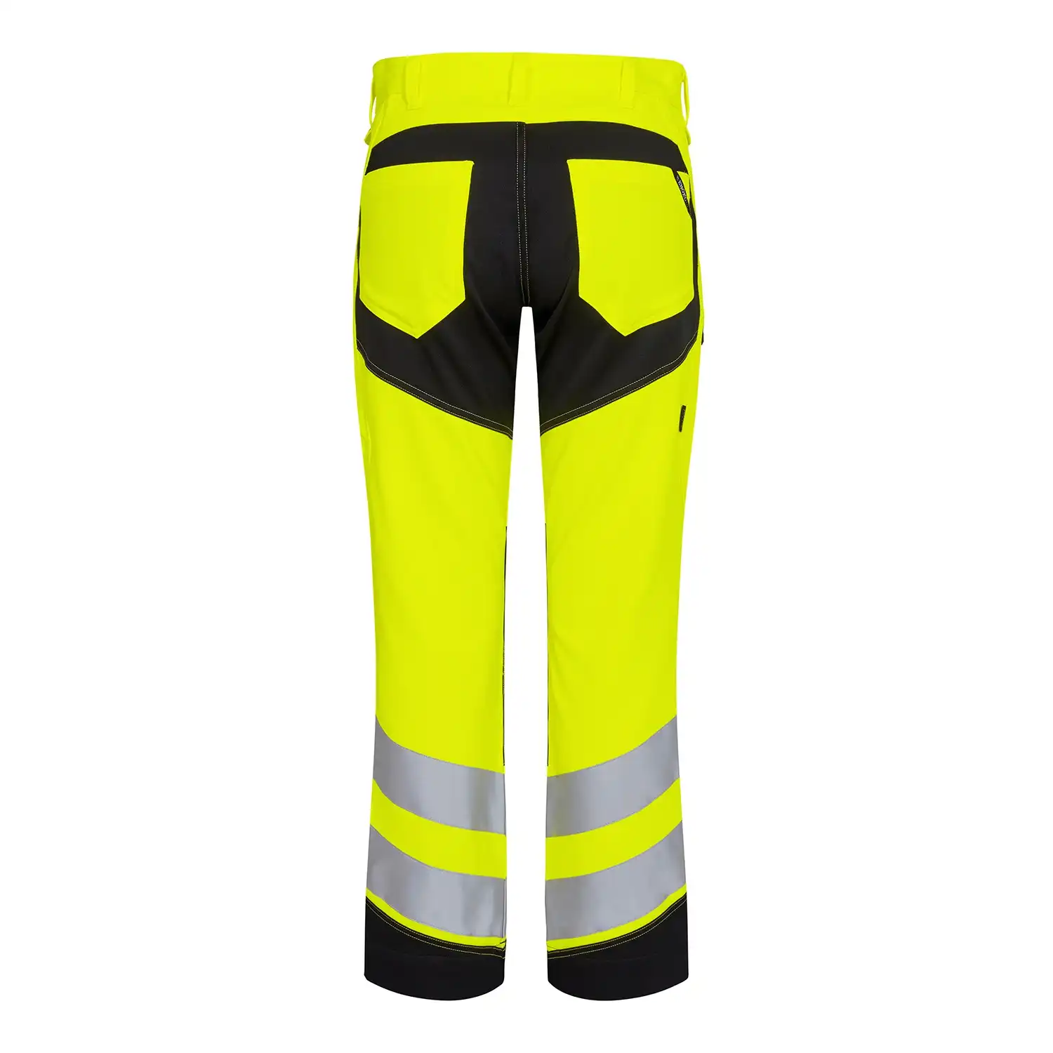 Warnschutz Stretch Bundhose "2544-314" Safety Kl. 2 in gelb/schwarz, 48 - Thumbnail 2