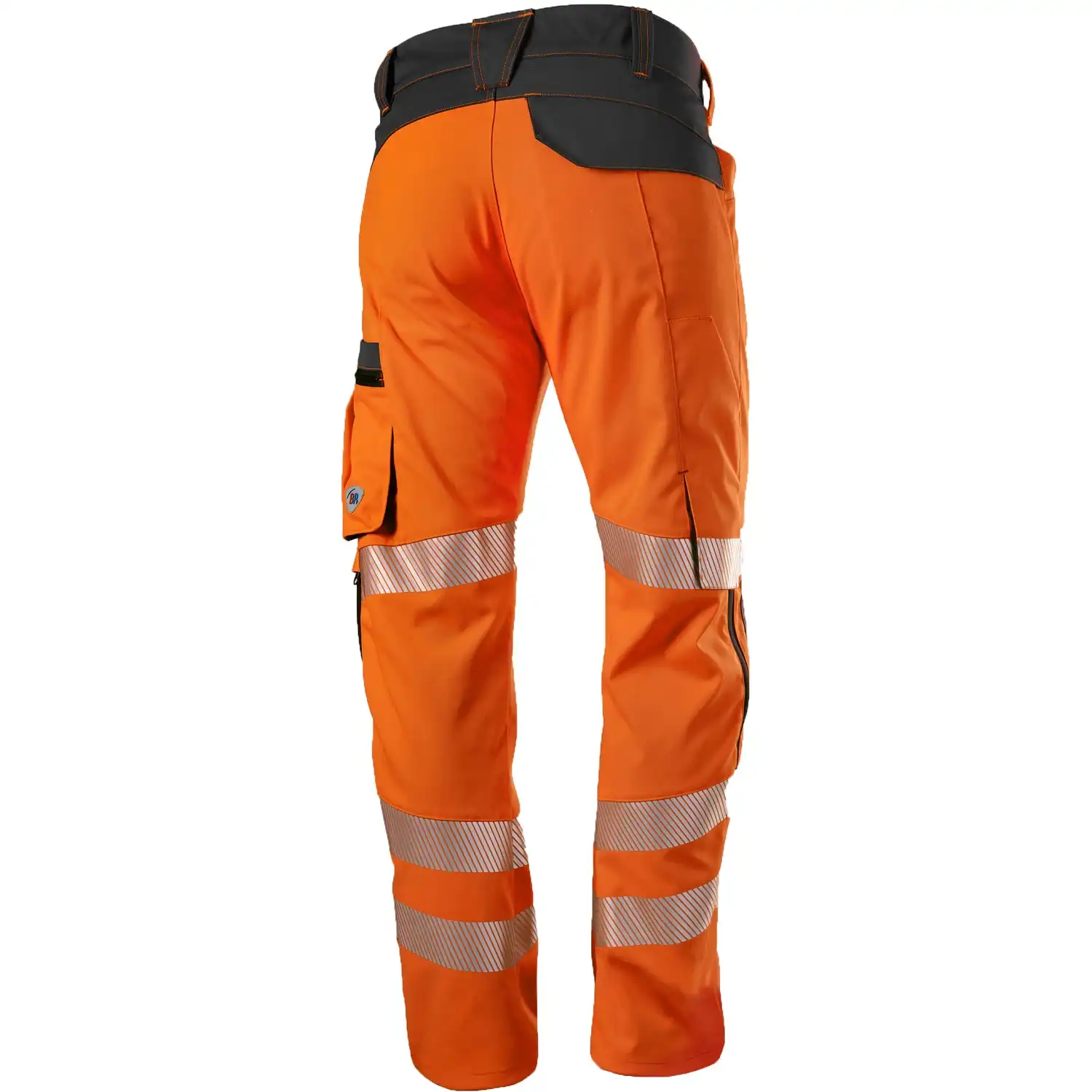 Warnschutz Stretch Bundhose 230 g/m² "2043-847" in warnorange/anthrazit, 44 - Thumbnail 2
