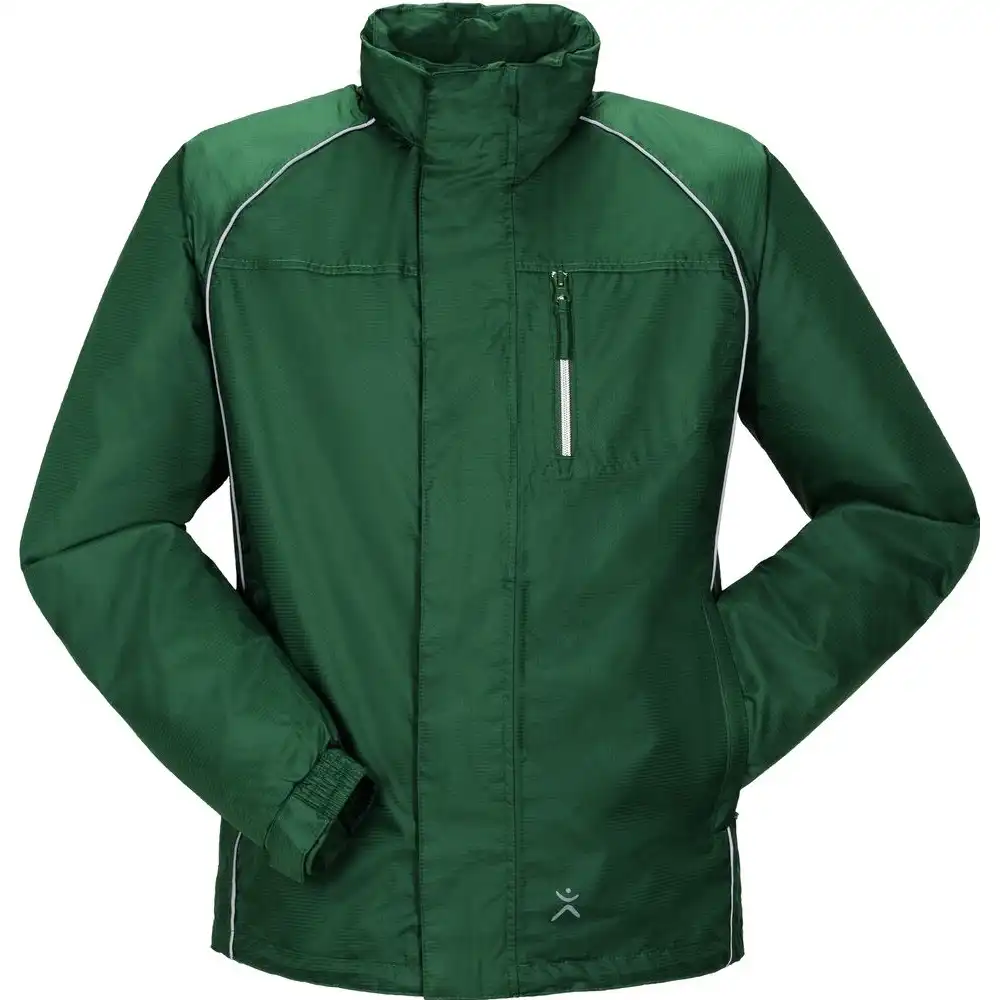 Regenjacke "MONSUN" Outdoor in grün, XL - Thumbnail 1
