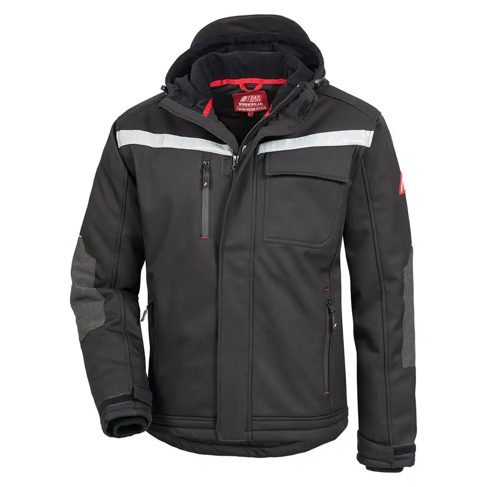 Winter-Softshelljacke "MOTION TEX PLUS" in schwarz, L - Thumbnail 1