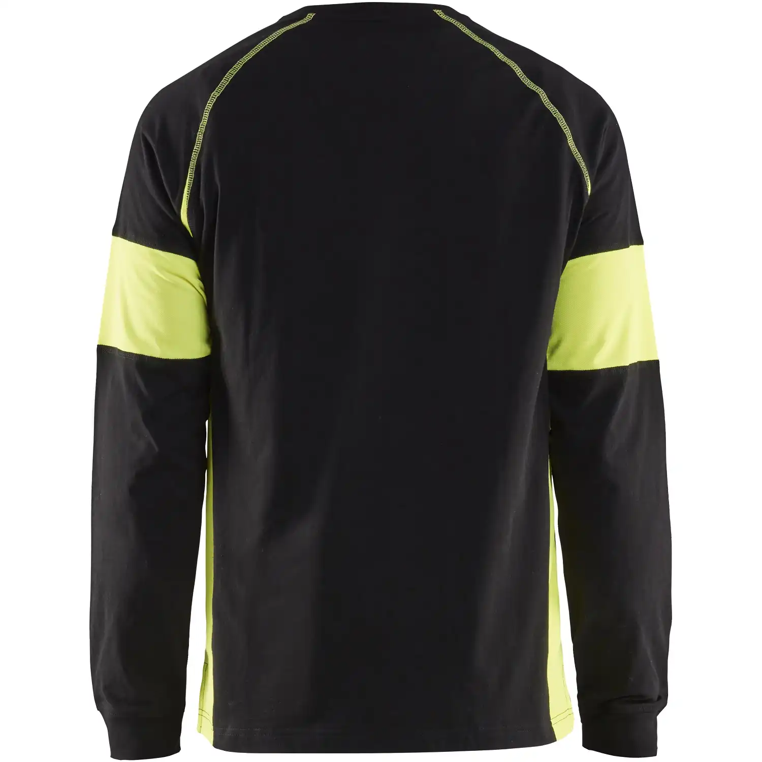 Langarmshirt "3520" in schwarz/gelb, 3XL - Thumbnail 2