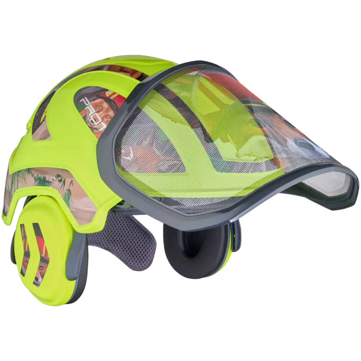 Forsthelm "WiffZack Edition" F39 in gelb - Thumbnail 2