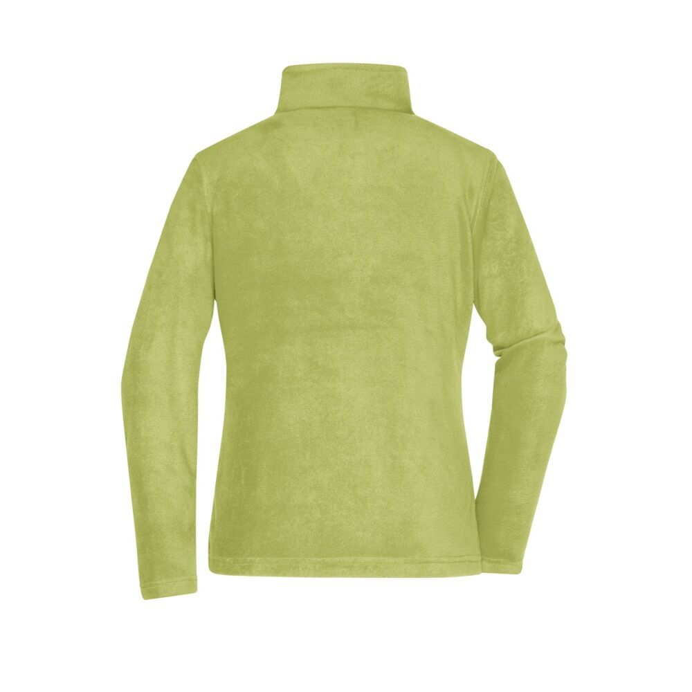 Damen Fleecejacke "JN781" in lime-green, XL - Thumbnail 2