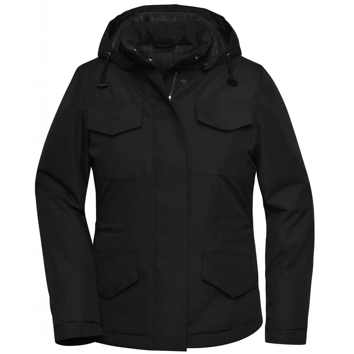 Damen wattierte Jacke "JN1157"-Daiber in black, L - Bild 1