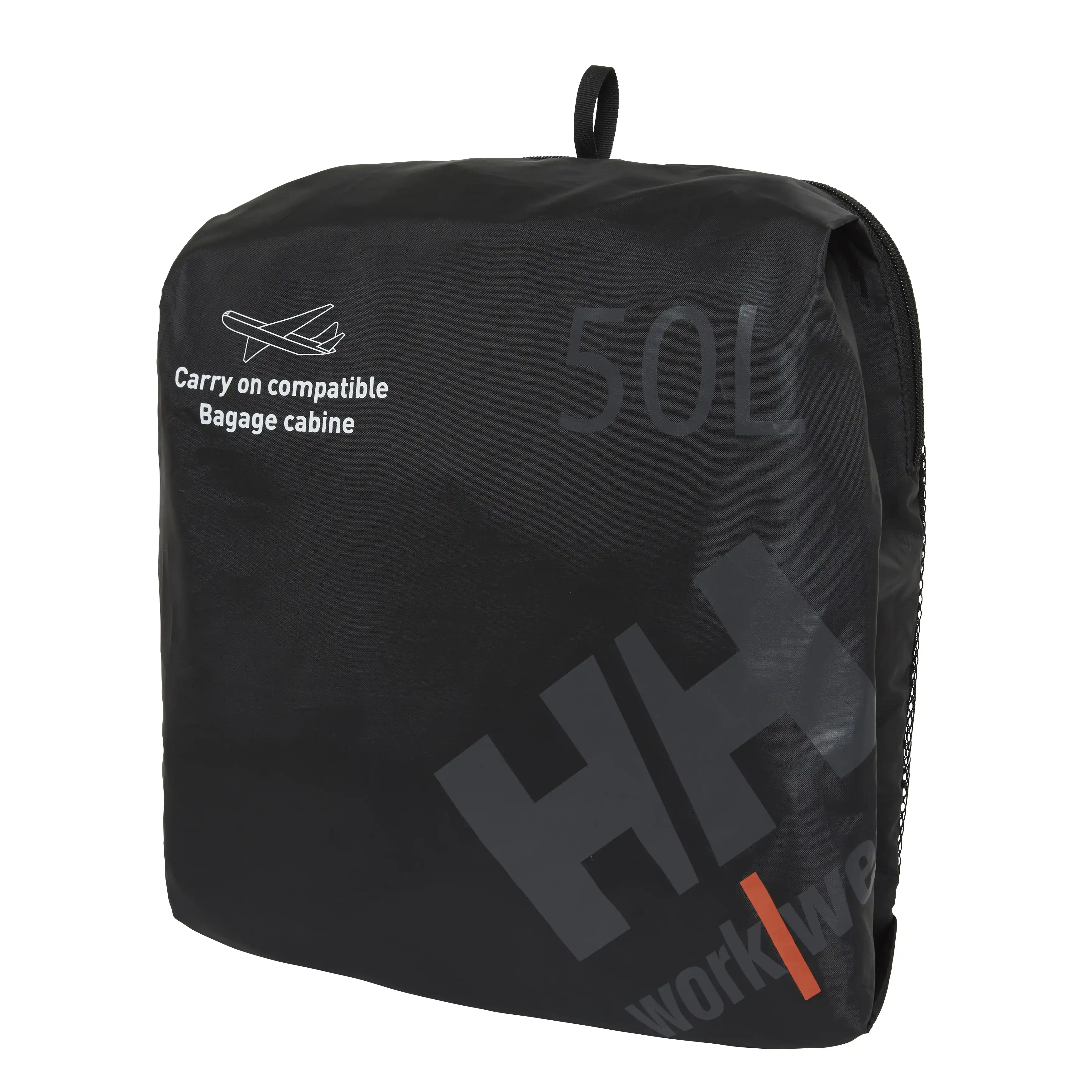 Duffel Bag 50L wasserfest in schwarz - Thumbnail 5