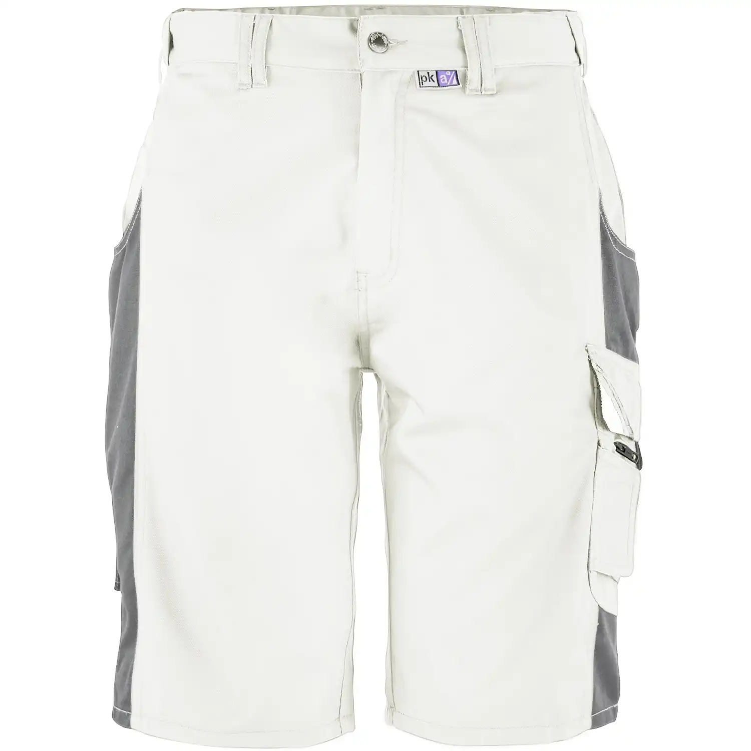 Shorts "BESTWORK NEW" in weiß/grau, 48 - Thumbnail 1