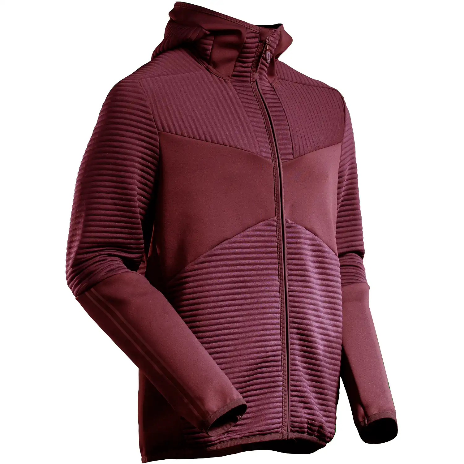 Kapuzen-Sweatjacke "22603-681" Customized in bordeaux, 4XL - Thumbnail 1