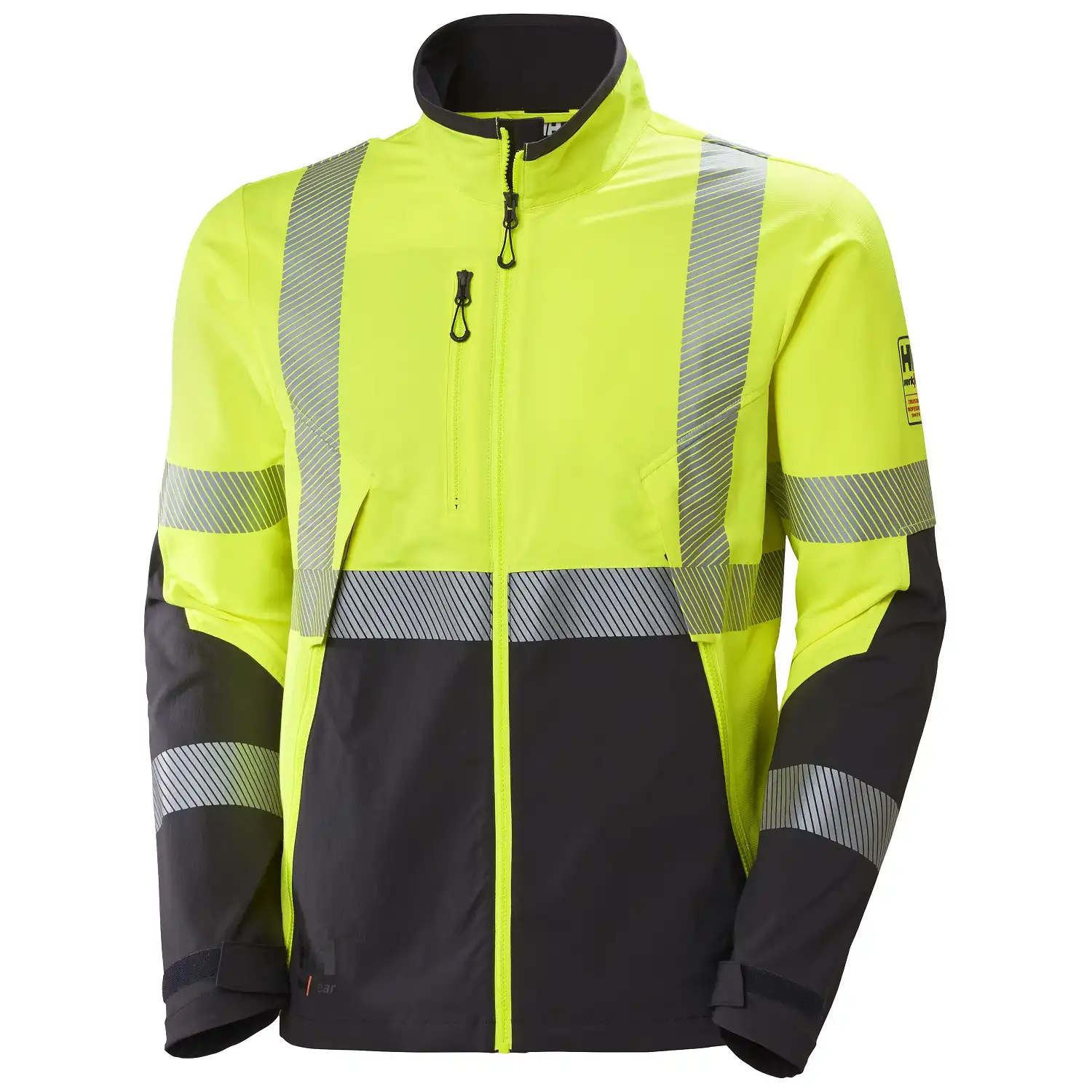 Warnschutz Stretch-Bundjacke ICU BRZ in gelb/schwarz, XL - Thumbnail 1