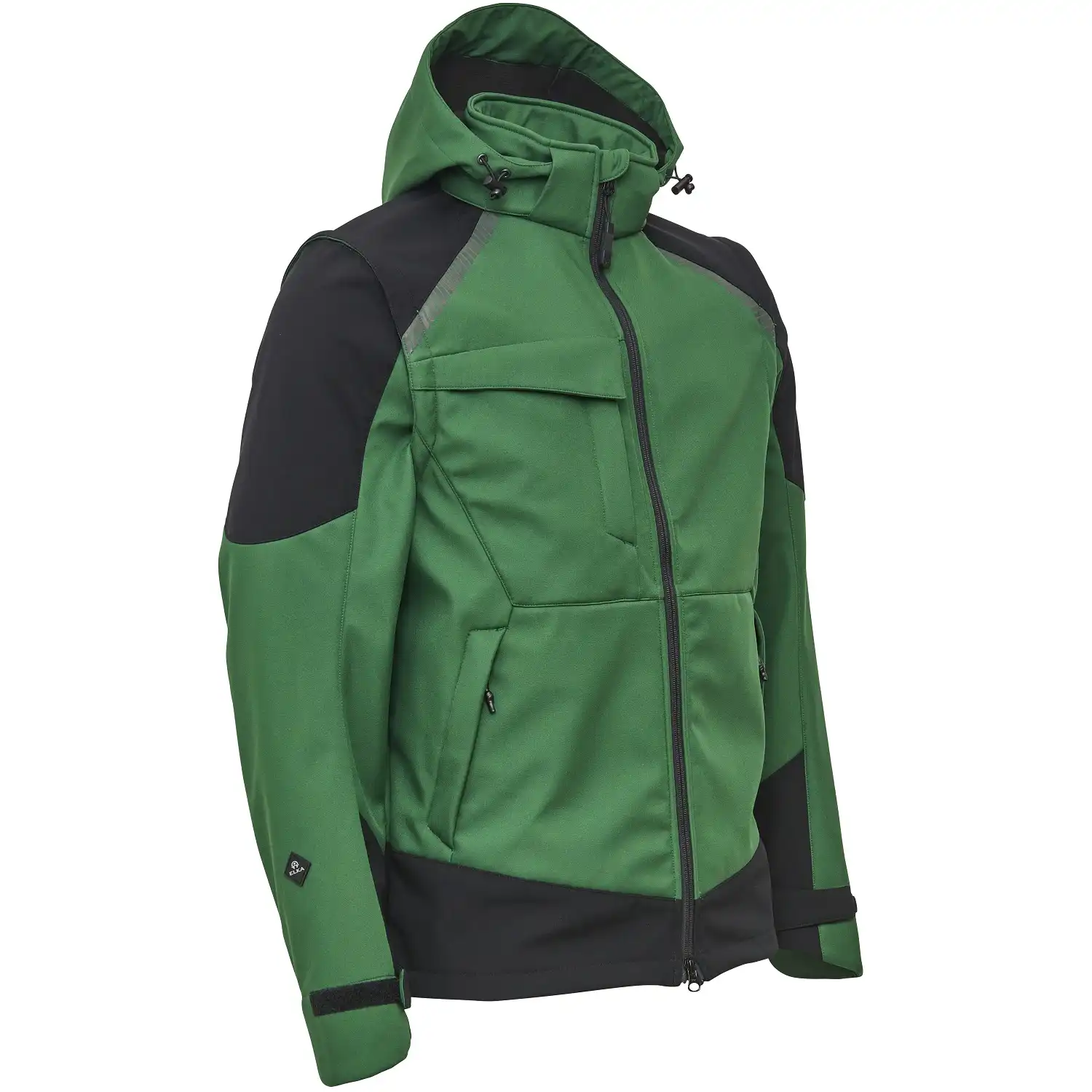 Softshelljacke 2-in-1 "117300" Working Xtreme in grün/schwarz, L - Thumbnail 1