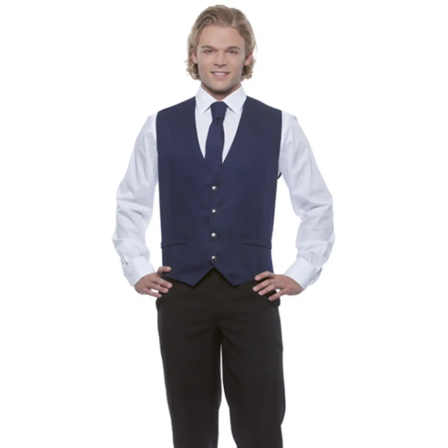 Herrenweste Kai "WM 2" in marine, 48 - Thumbnail 5