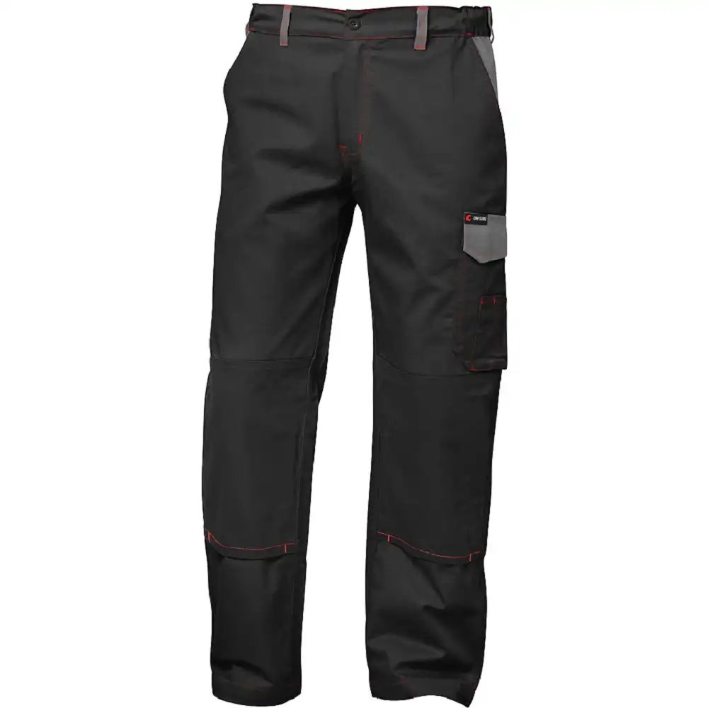Bundhose Twill 245g/m²  in schwarz/grau, 56 - Thumbnail 1