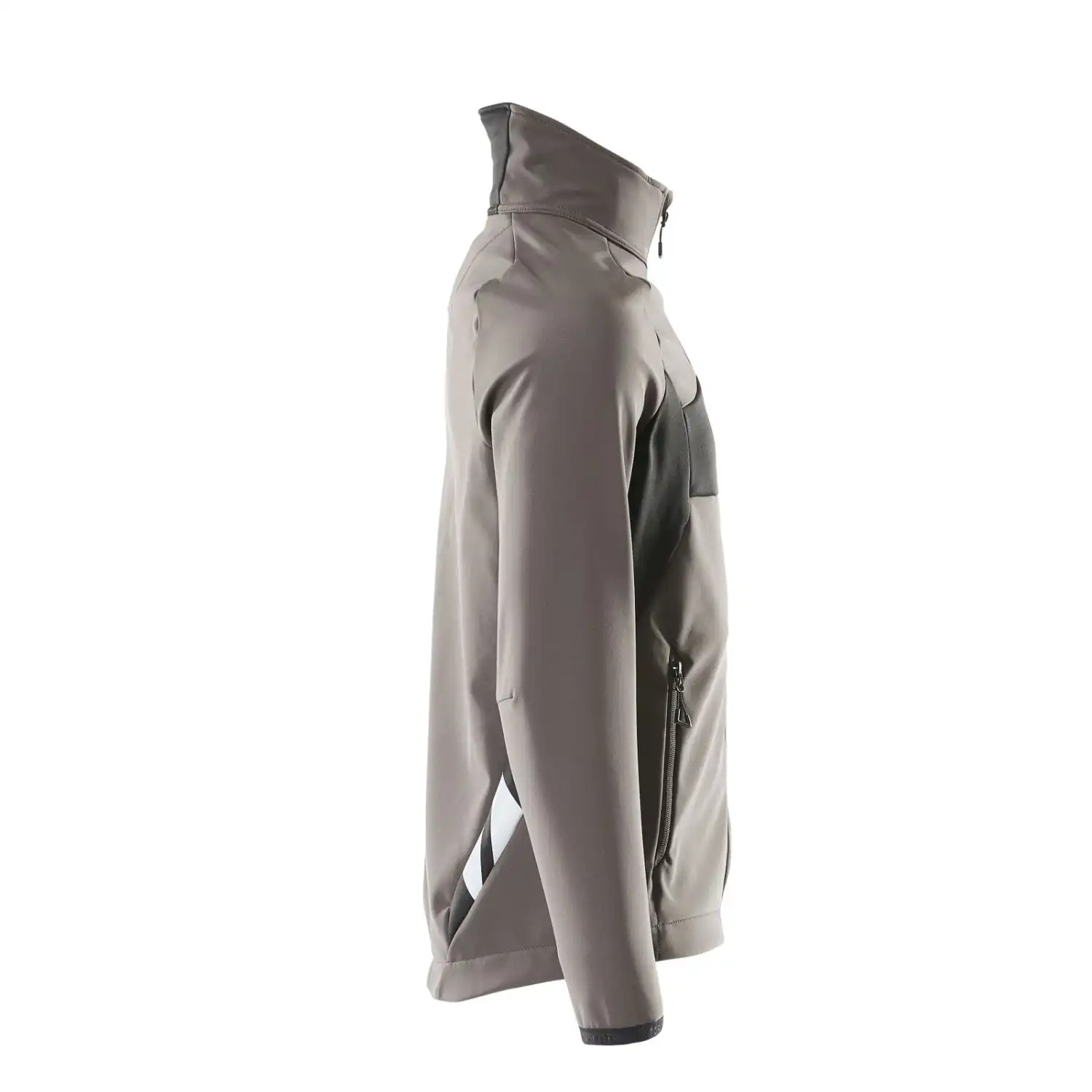 Softshelljacke "ACCELERATE" in dunkelanthrazit/schwarz, M - Thumbnail 4