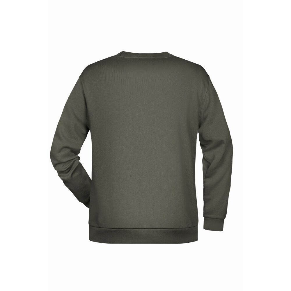 Herren Basic Sweatshirt "JN794" in dark-grey, XL - Thumbnail 2