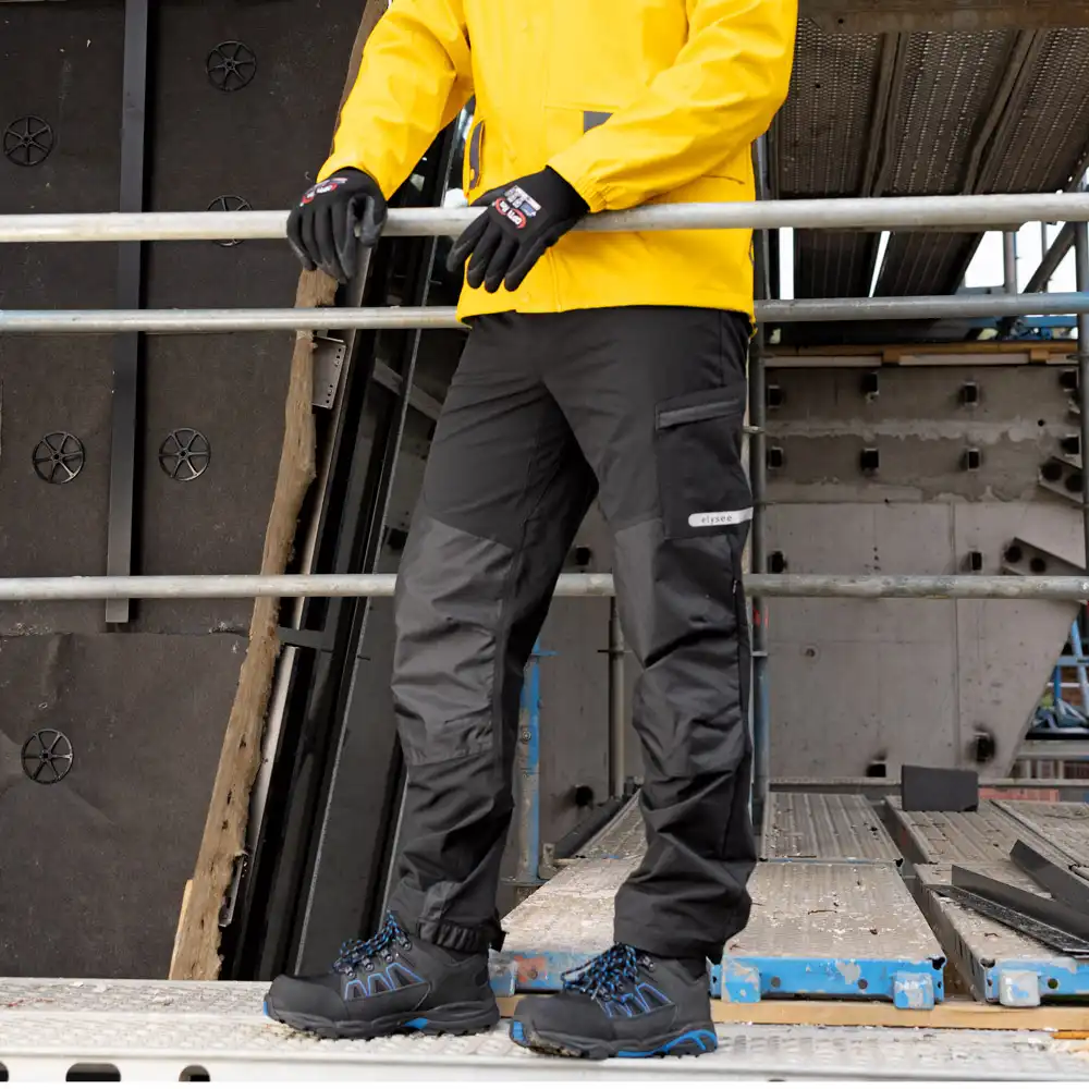 Stretch Bundhose UV-Schutz  in grau/schwarz, 50 - Thumbnail 4