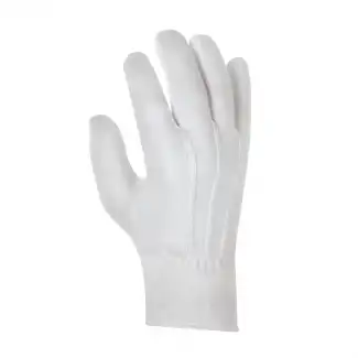 Trikot - Baumwollhandschuhe Rückennähte mittelschwehr, weiß in 10 (XL) - Thumbnail 1