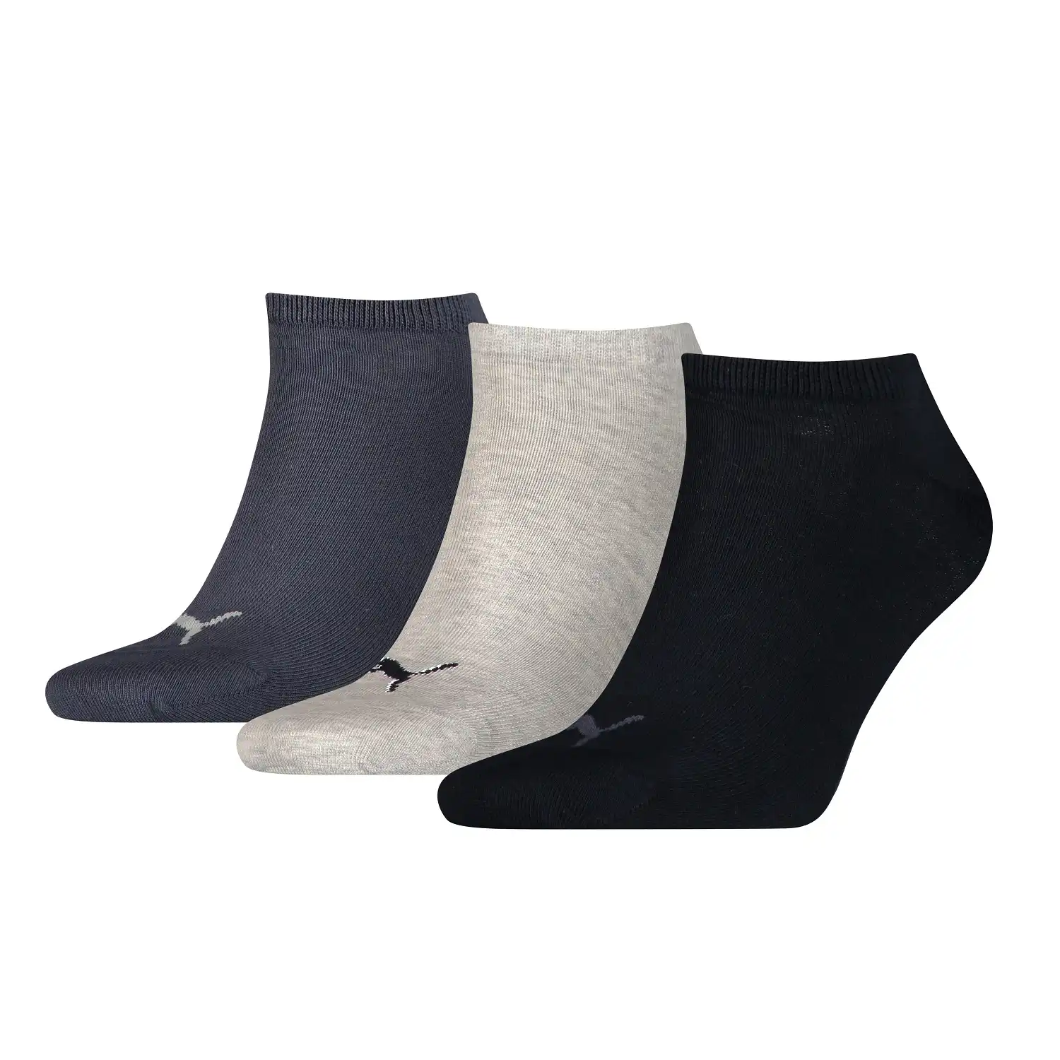 Sneakersocken "UNISEX SNEAKER PLAIN" 3-Pack in marine/grau/blau, 35/38 - Bild 1