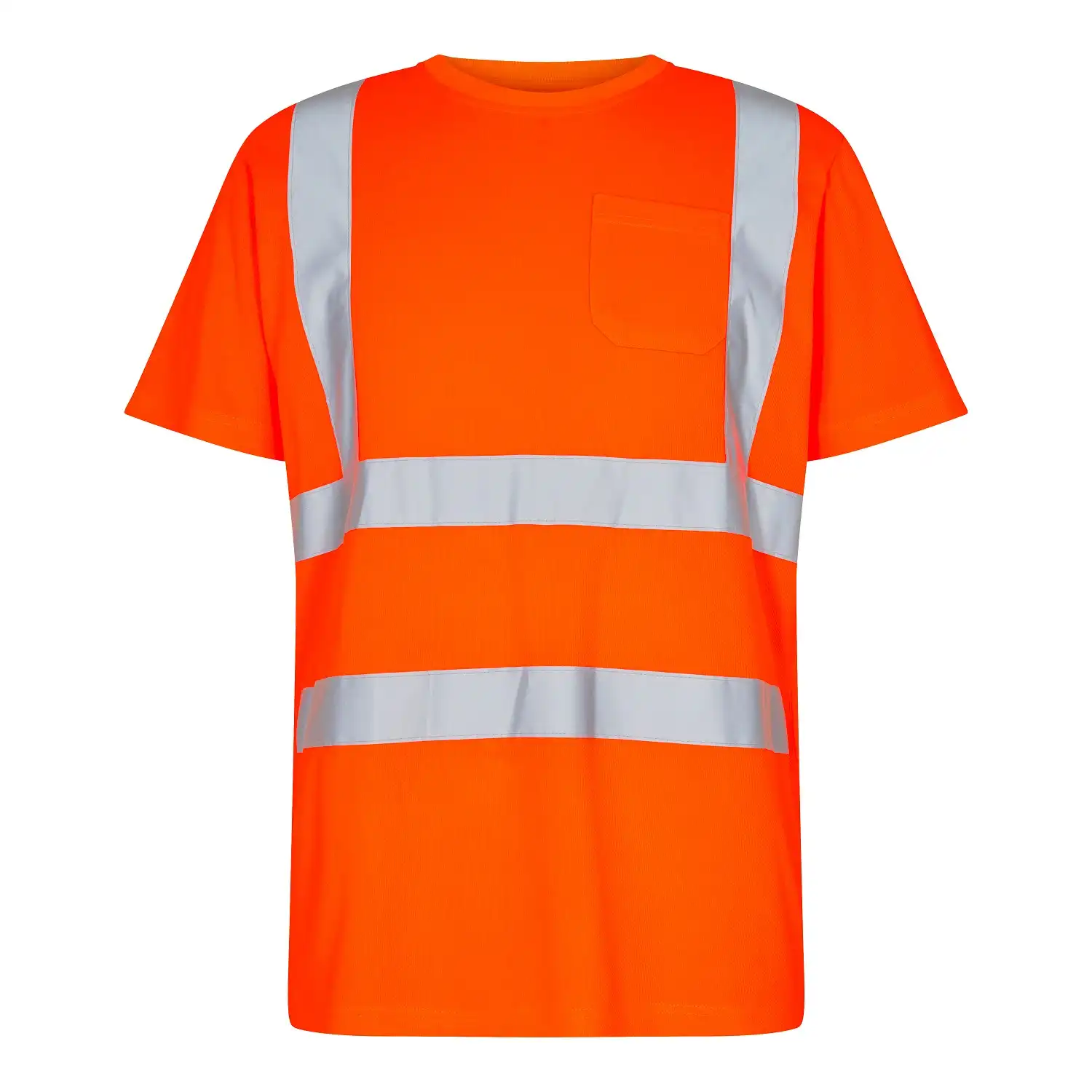 Warnschutz T-Shirt "9541-151" Safety Kl. 2 UV-Schutz in Orange, L - Thumbnail 1