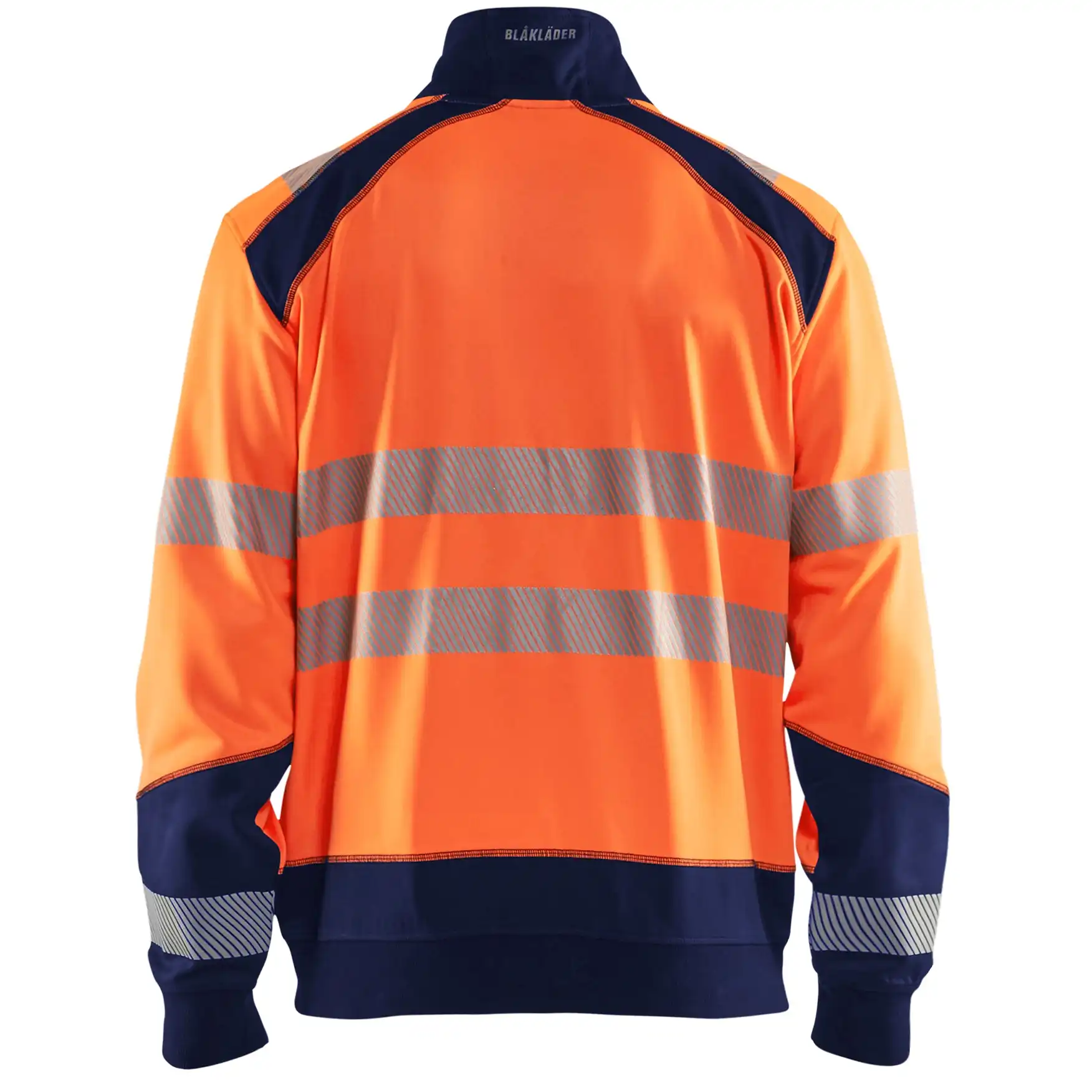Warnschutz Sweatjacke "3558" in orange/marine, 3XL - Thumbnail 2