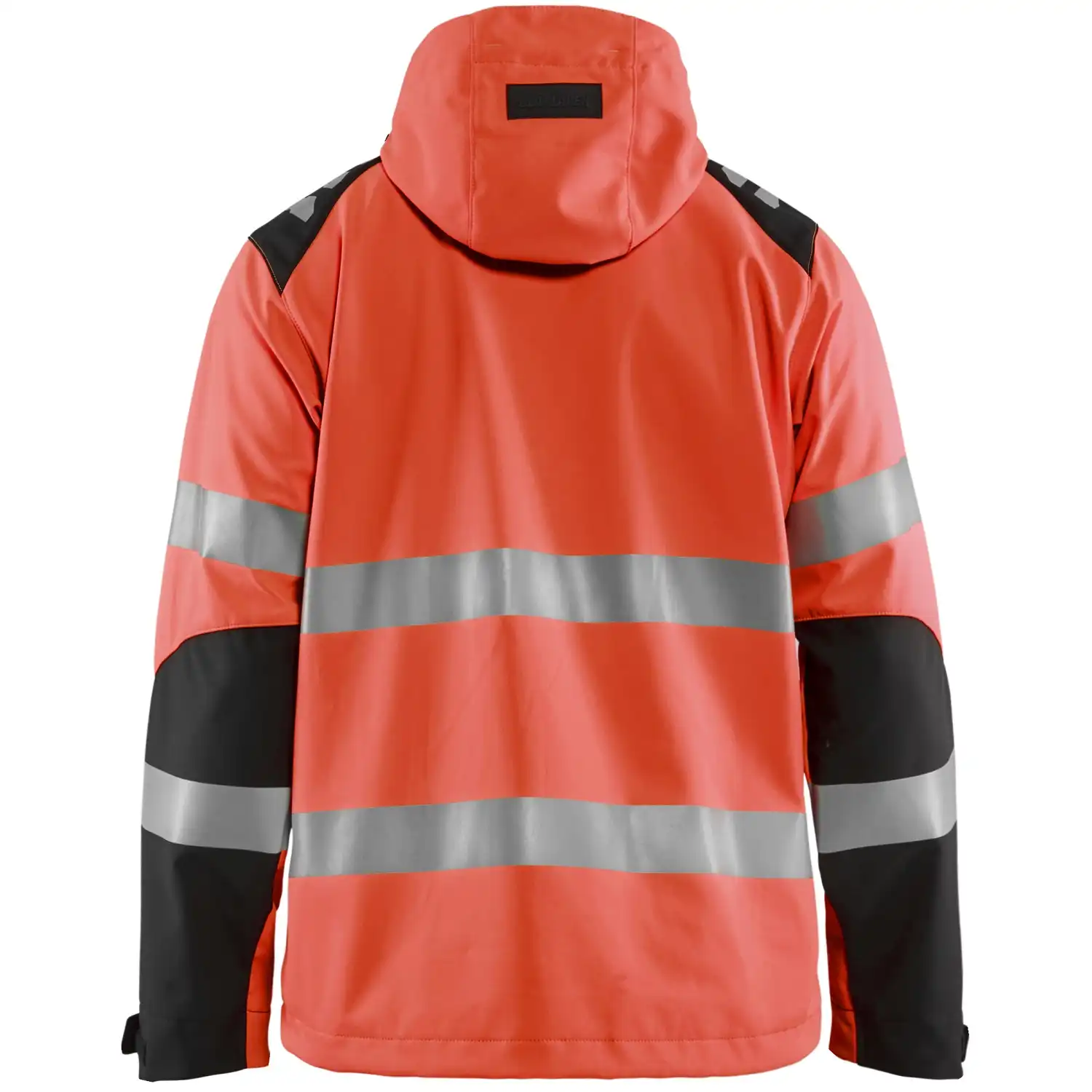 Warnschutz Softshelljacke "4491" in rot/schwarz, XL - Thumbnail 1