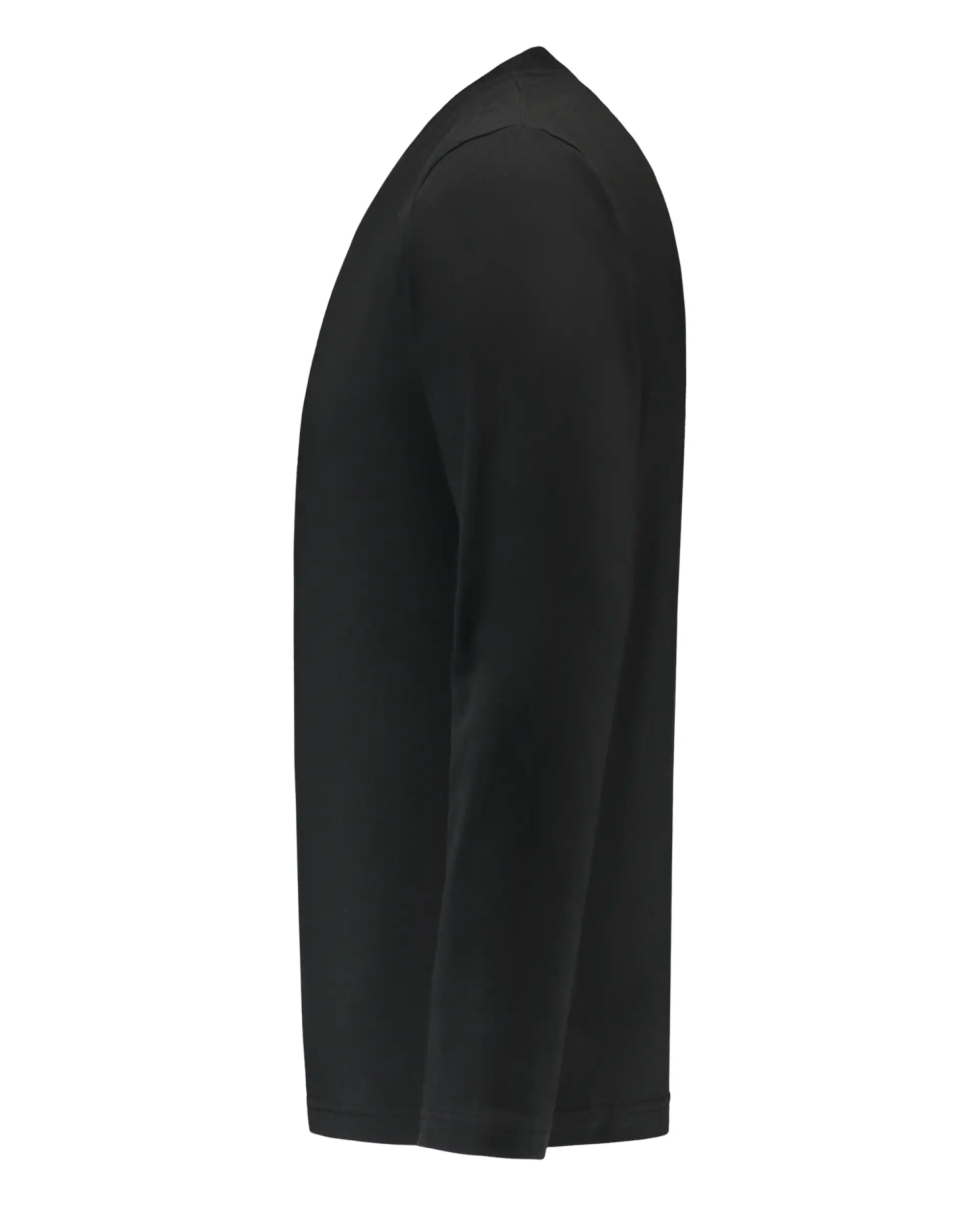 Langarmshirt "101015" Casual in black, L - Thumbnail 3