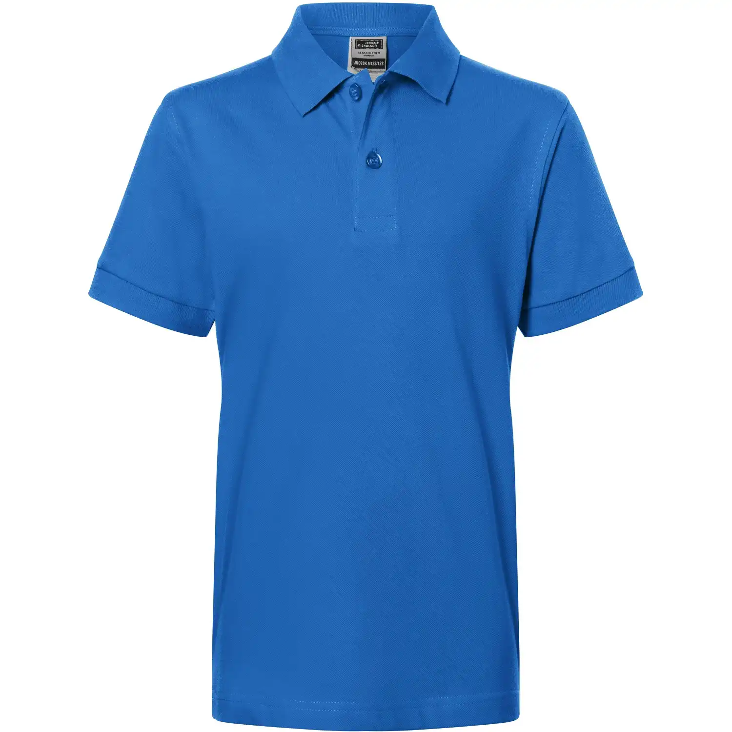 Kinder Polo-Shirt "JN070K" in royal, L - Thumbnail 1