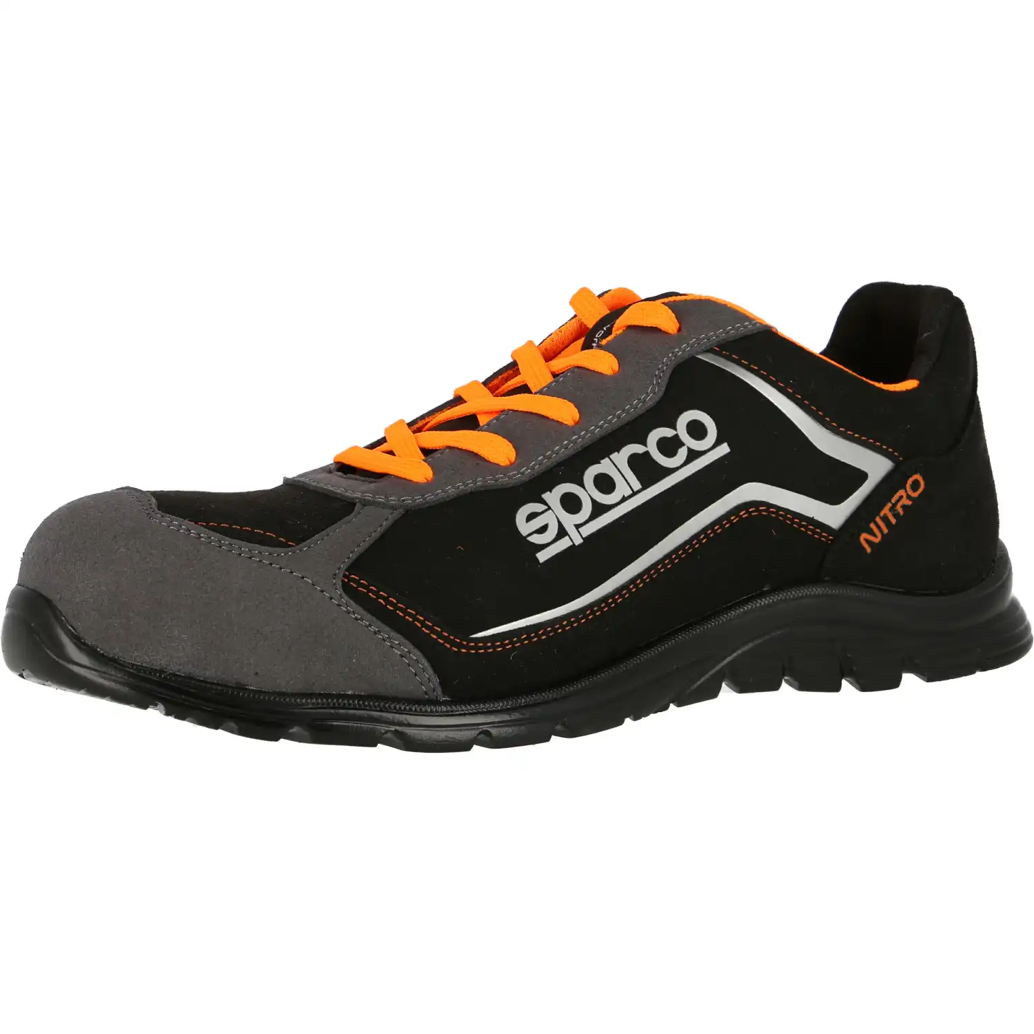 Sicherheitshalbschuhe S3 "NITRO BLACK ORANGE" in 43 - Thumbnail 1