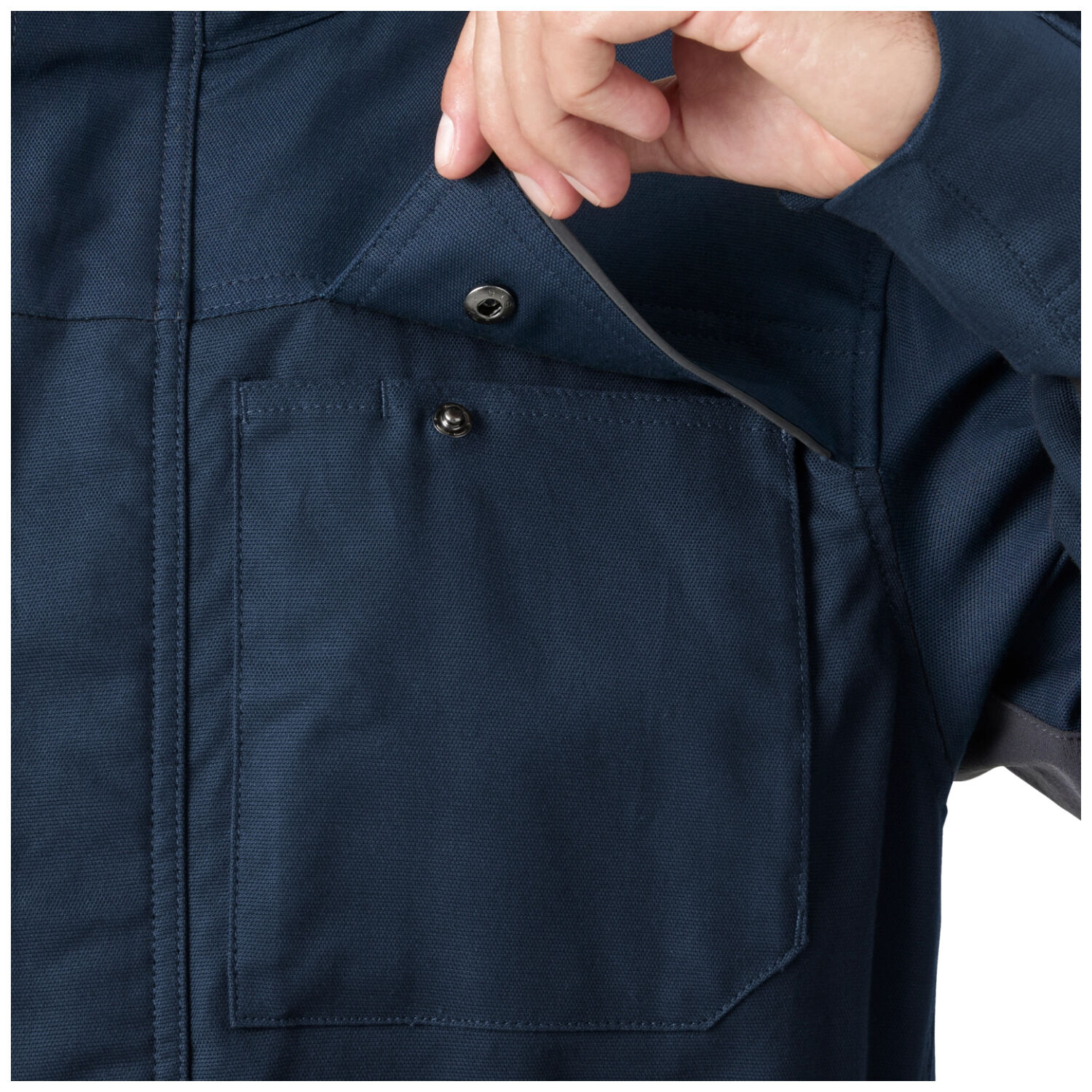 Arbeitsjacke "OXFORD 2.0" in marine, XXL - Thumbnail 3