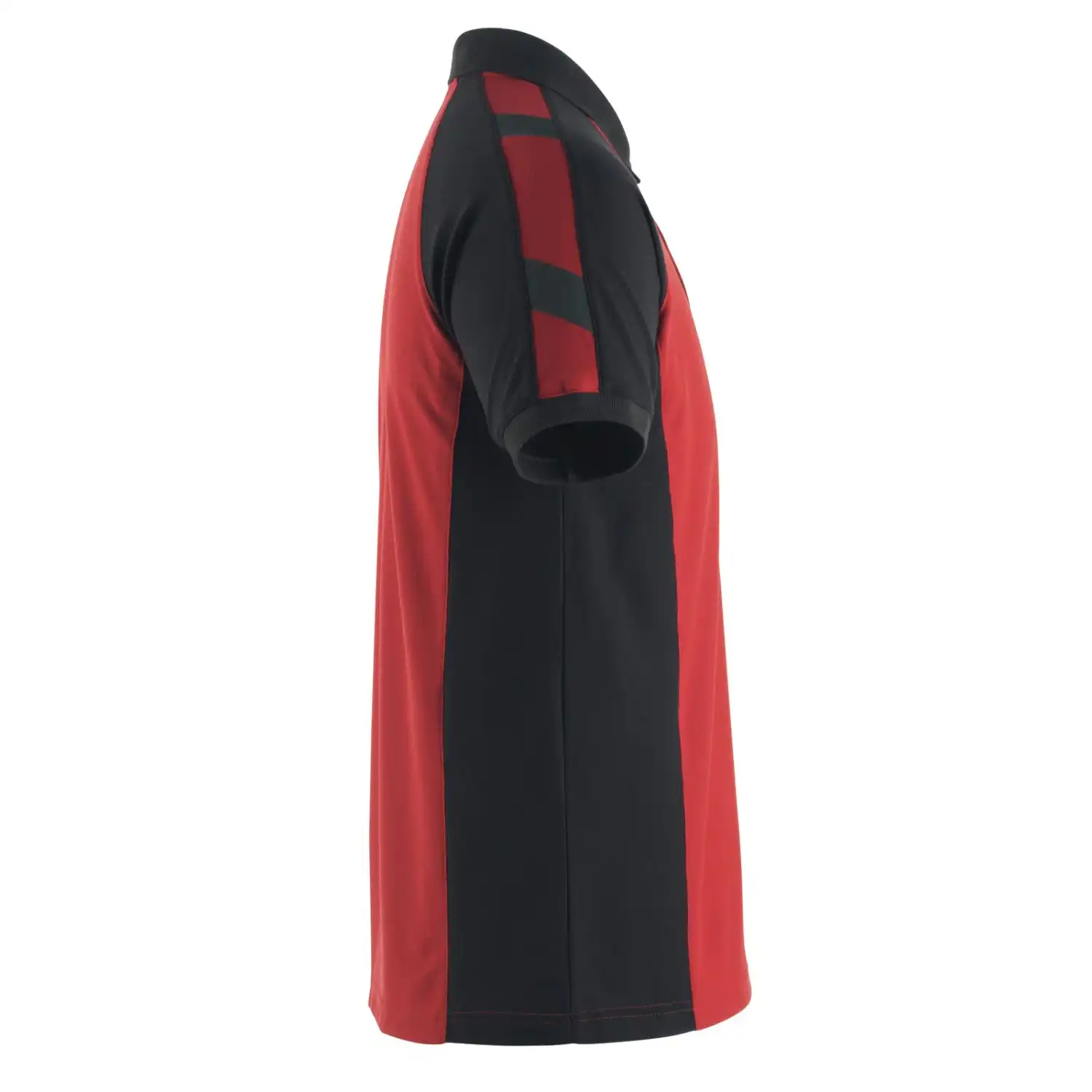 Polo-Shirt "BOTTROP" Unique in rot/schwarz, XXL - Thumbnail 4