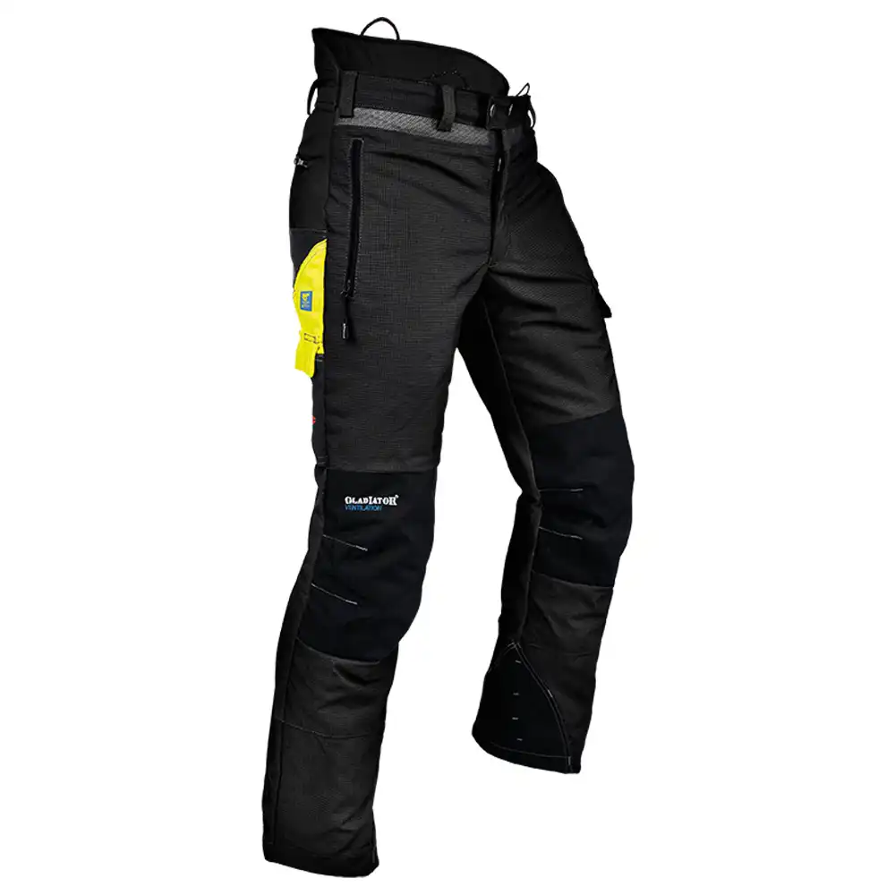 Forst- und Schnittschutzhose "VENTILATION" Klasse 1 schwarz in L - Thumbnail 1
