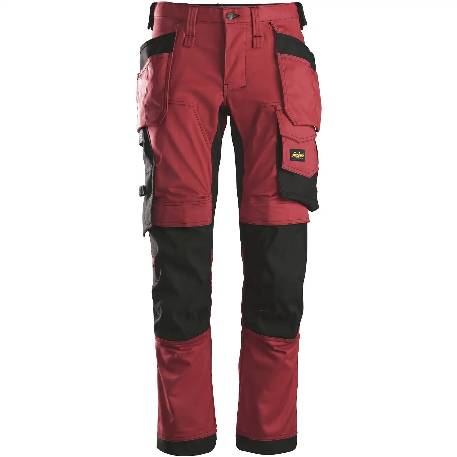 Handwerkerhose "6241" AllroundWork in chilirot/schwarz, 52 - Thumbnail 1