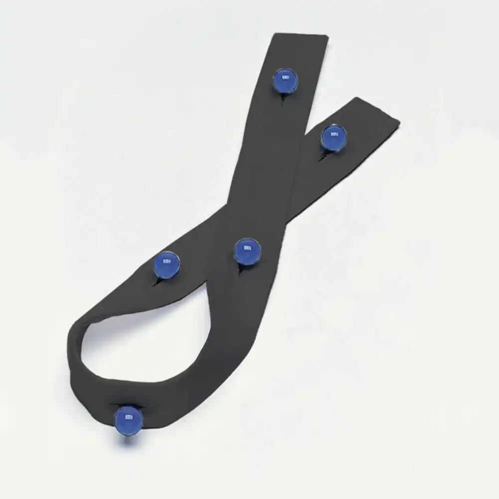 Knopfleiste 6-Loch "02/4164" 100% Baumwolle schwarz | 10 Stk. - Bild 1