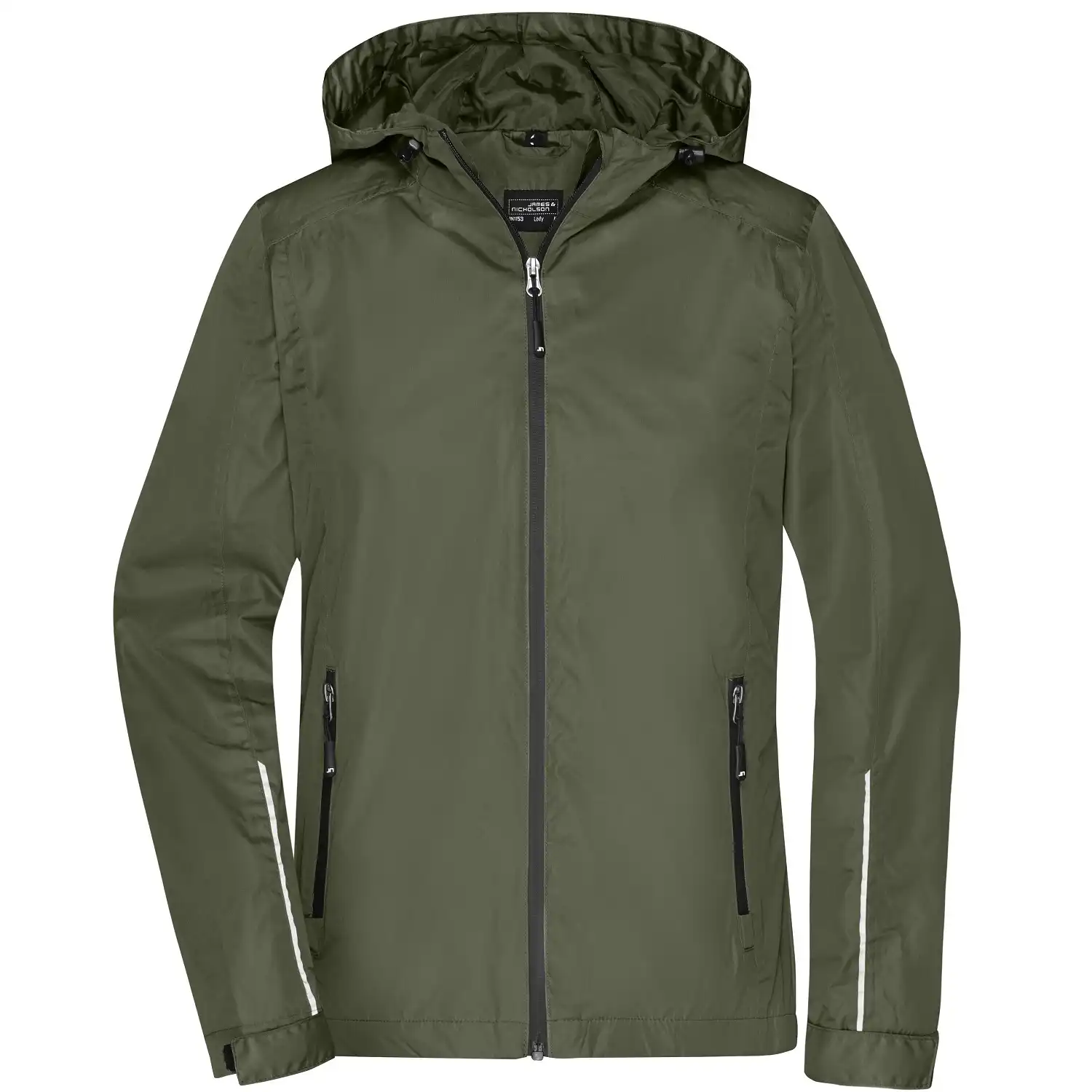 3-in-1 Damenjacke "JN1153" in olive, L - Thumbnail 2