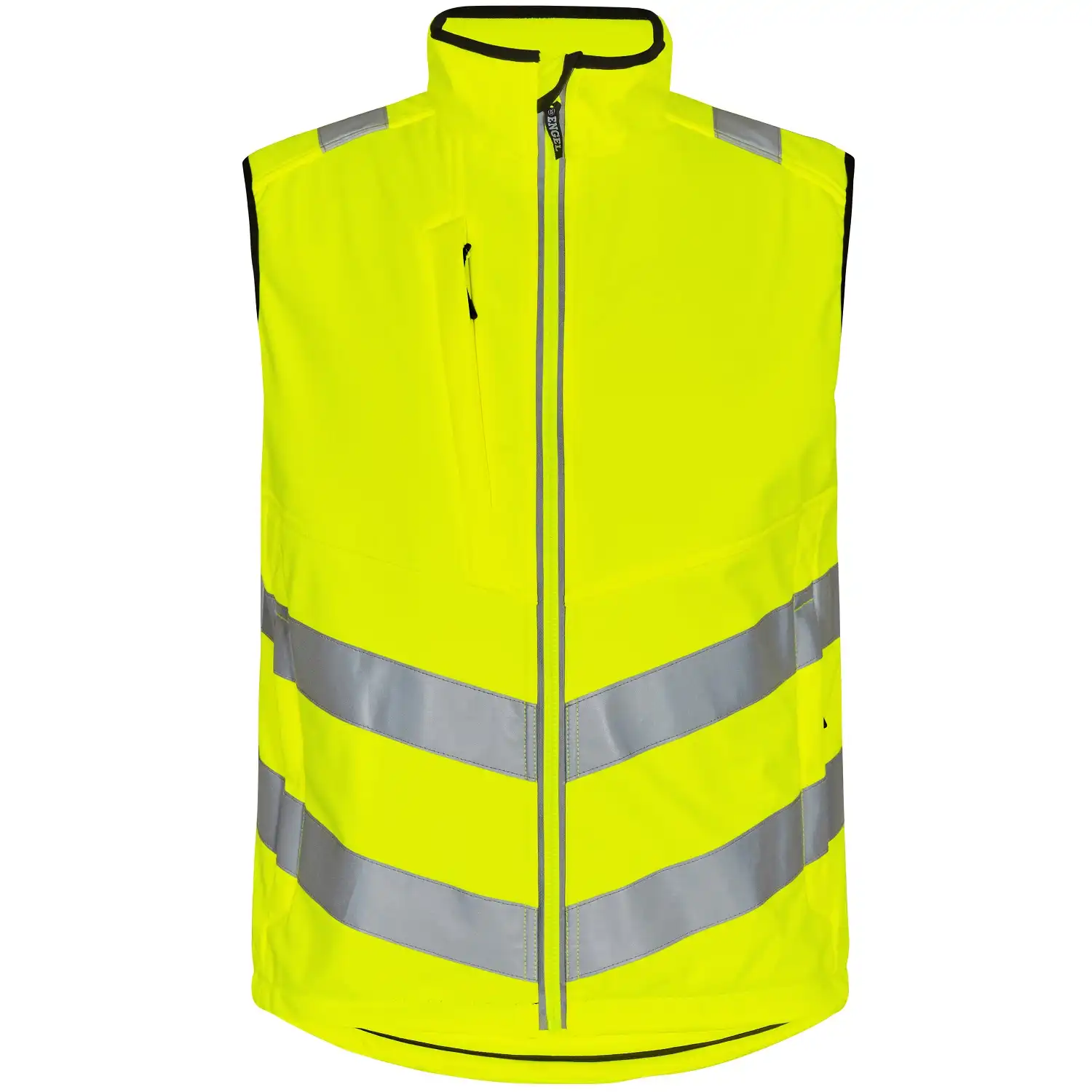 Warnschutz Softshellweste "5156-237" Safety in gelb, 6XL - Thumbnail 1